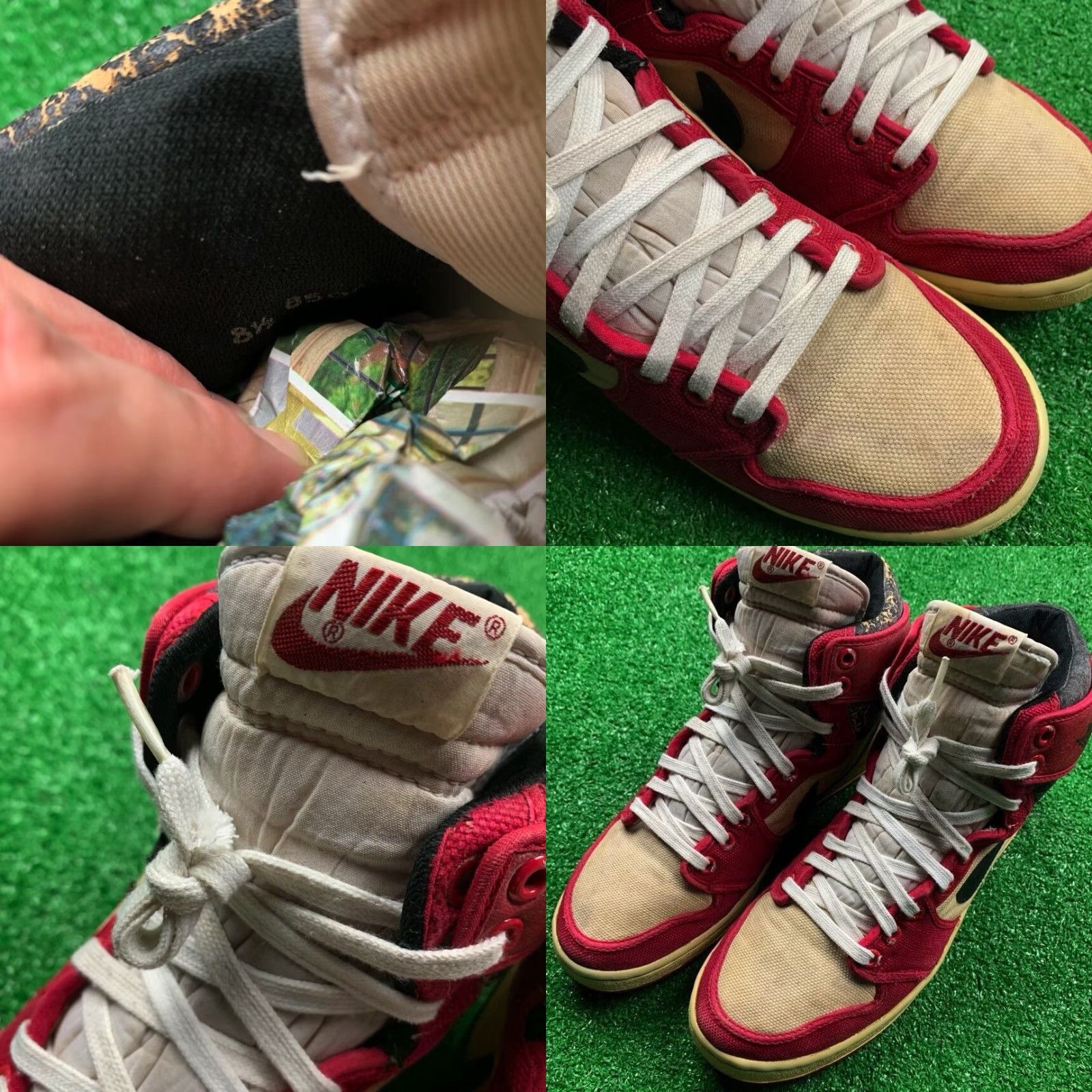 Nike Nike Air Jordan 1 AJKO Chicago Red White Rare Vintage 85 8.5 Bred Royal OG 1985 Men Sneaker Basketball White Nike Air 1985 US Shoe Size 8.5 Mens Size US 9 / EU 42 - 8 Thumbnail