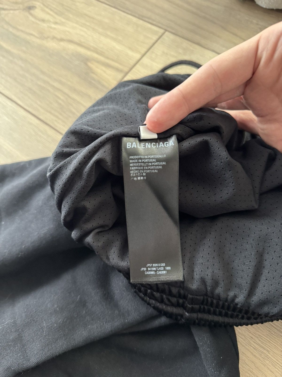 Balenciaga Balenciaga Winter 20 Hybrid Black Track Pants Joggers Luxury Size US 29 - 12 Thumbnail