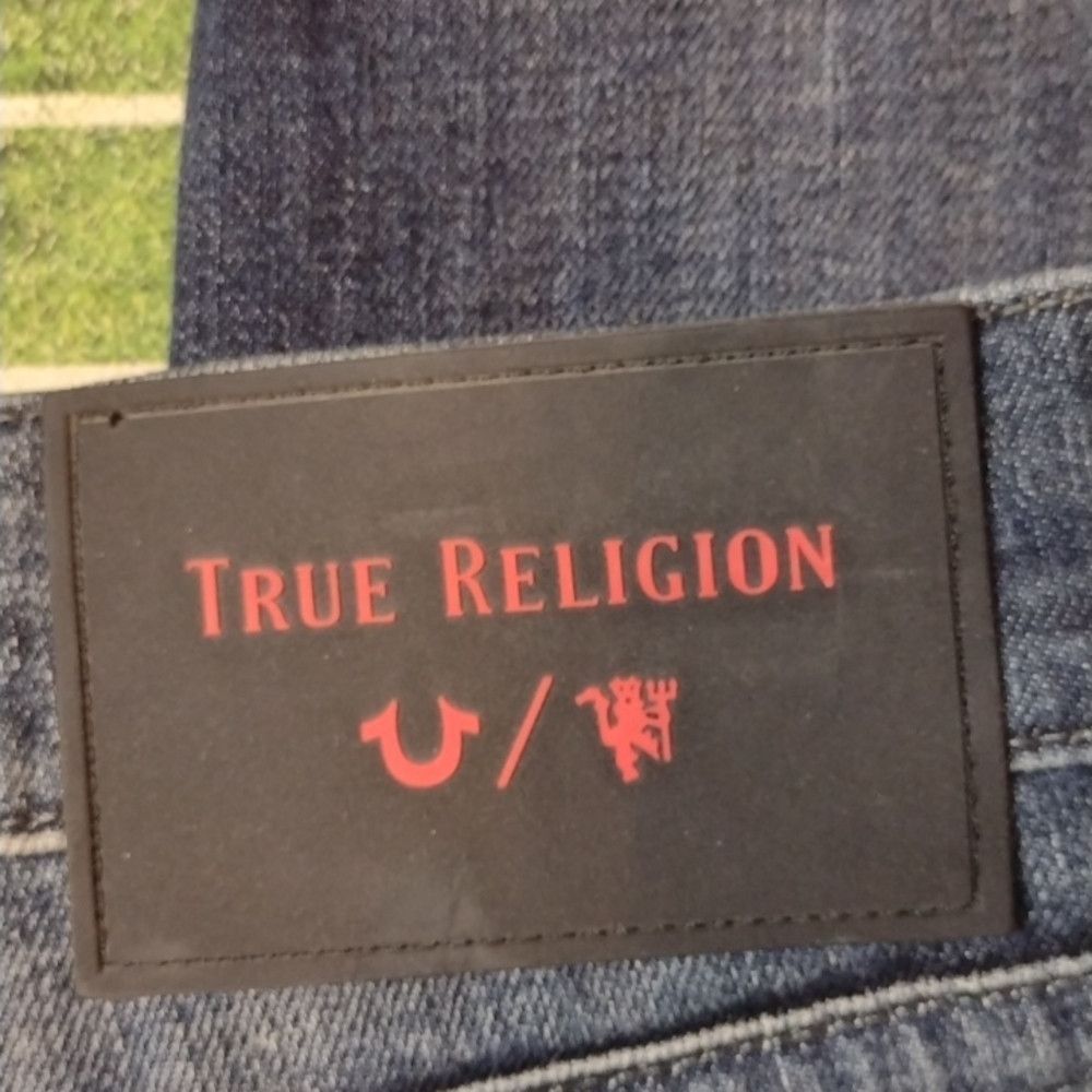 True Religion TRUE RELIGION - Manchester United red stitching size 33 Size US 32 / EU 48 - 4 Thumbnail