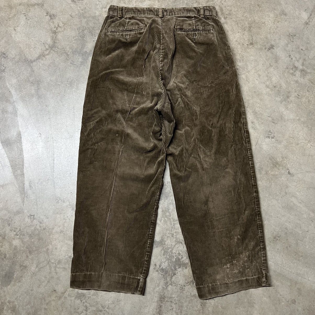 Polo Ralph Lauren × RRL Ralph Lauren × Ralph Lauren Vintage Polo Ralph Lauren Brown Distressed Corduroy Pants Size US 32 / EU 48 - 7 Thumbnail
