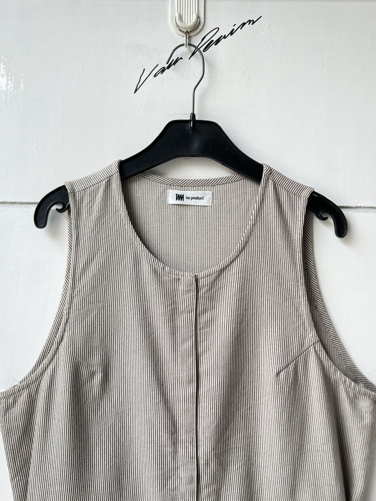 Issey Miyake IM PRODUCT Issey Miyake Striped Sleeveless Dress Size S / US 4 / IT 40 - 19 Thumbnail