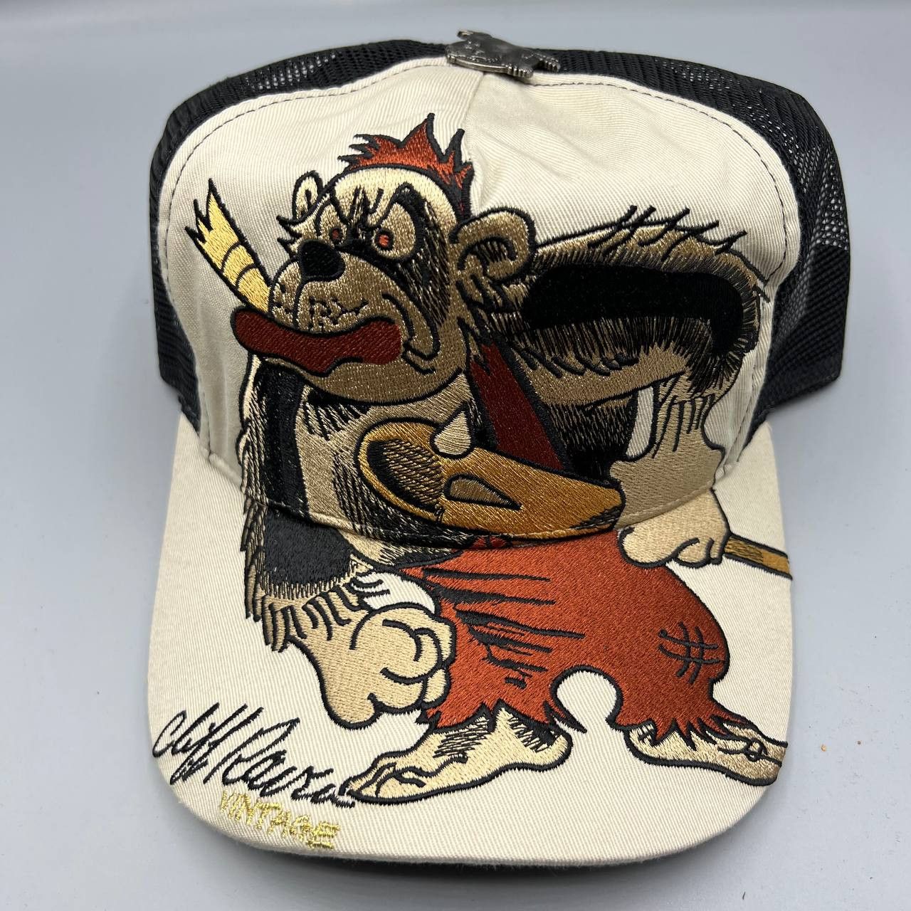 Ed Hardy Vintage Cliff Raven Hat Japanese tattoo Snap back Trucker ...