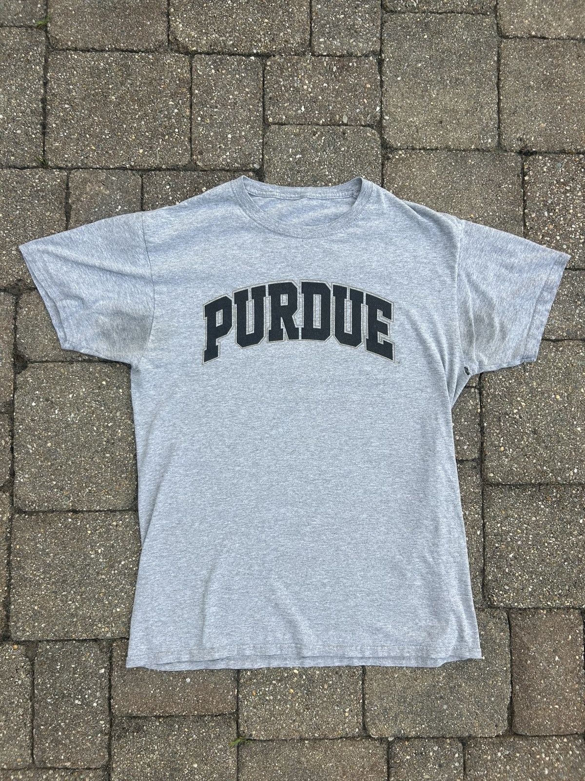Vintage Vintage grey Purdue University t shirt Size US M / EU 48-50 / 2 - 2 Thumbnail