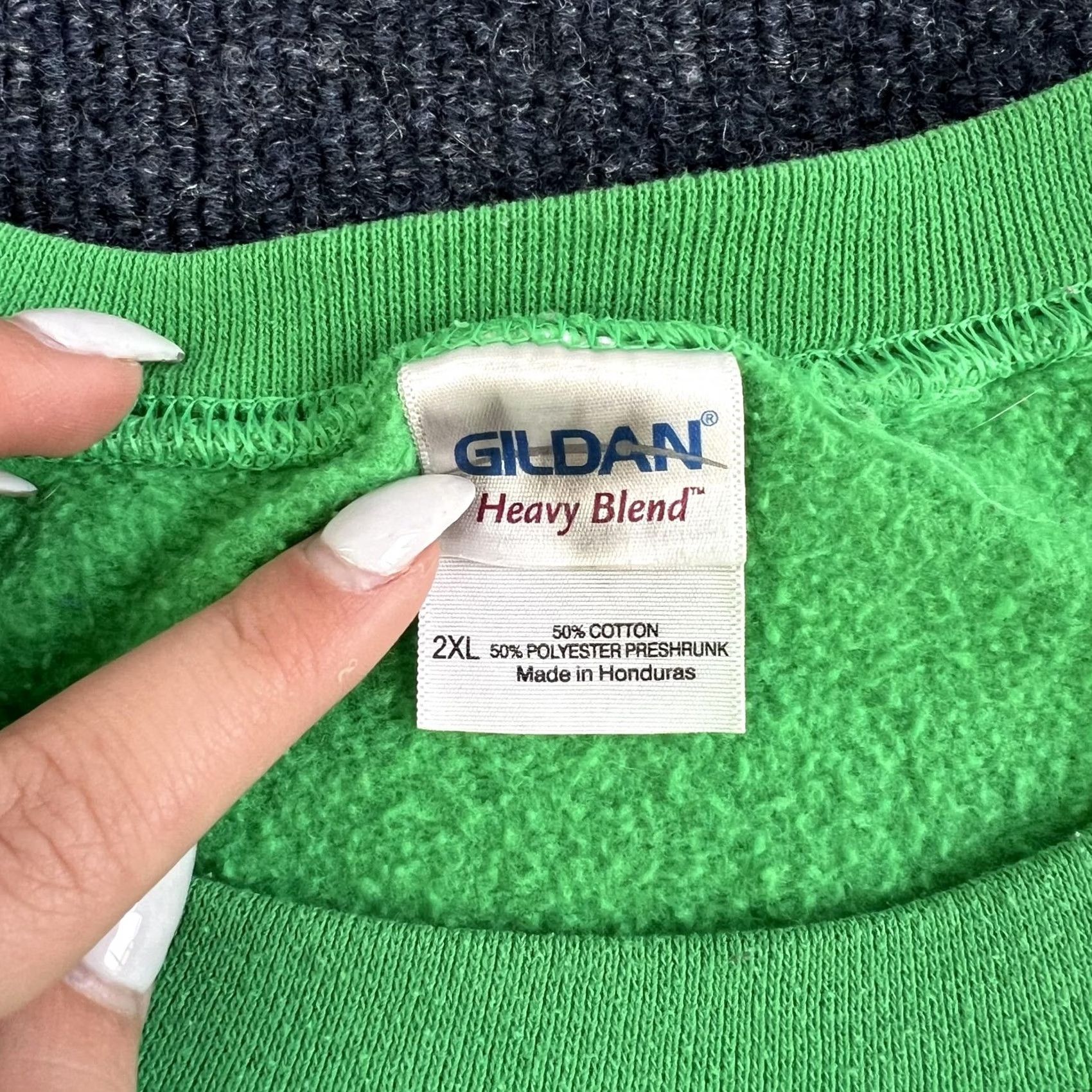 Gildan Gildan Sweatshirt Mens 2XL Green McGuire Irish Shamrock Graphic Fleece Pullover Size US XXL / EU 58 / 5 - 5 Thumbnail