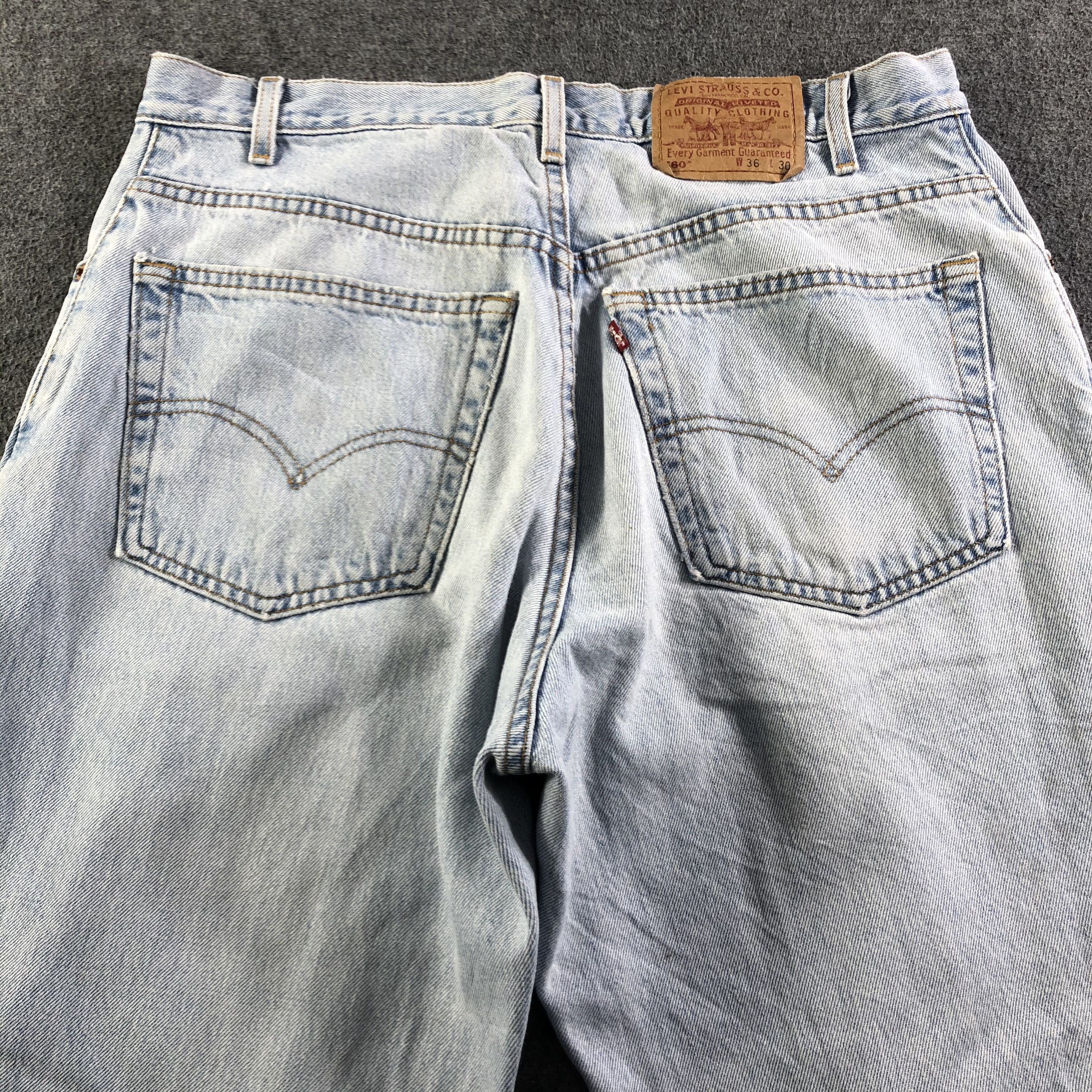 Levi's Vintage Light Wash Levis 560 Jeans-J3444 Size US 36 / EU 52 - 4 Thumbnail