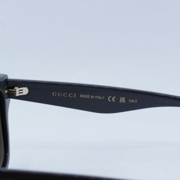 Gucci Gucci GG1618SA 003 Sunglasses Black/Grey Square Frame Size ONE SIZE - 5 Thumbnail