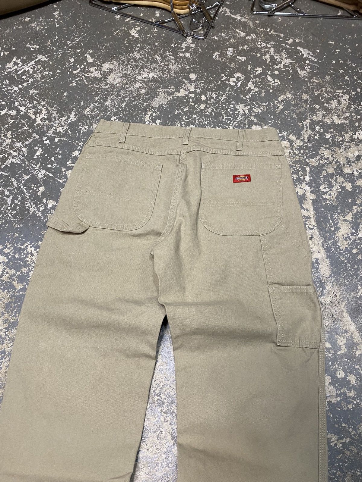 Carhartt × Dickies × Vintage Vintage Dickies Tan Cream Carpenter Baggy Fit Pants Size US 35 - 9 Thumbnail
