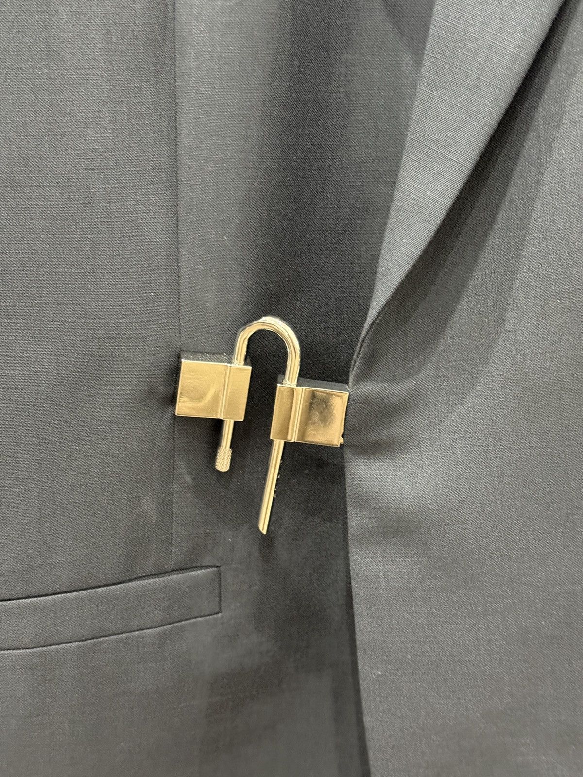 Givenchy Givenchy Padlock Blazer Men’s - Navy Size 36R - 3 Thumbnail