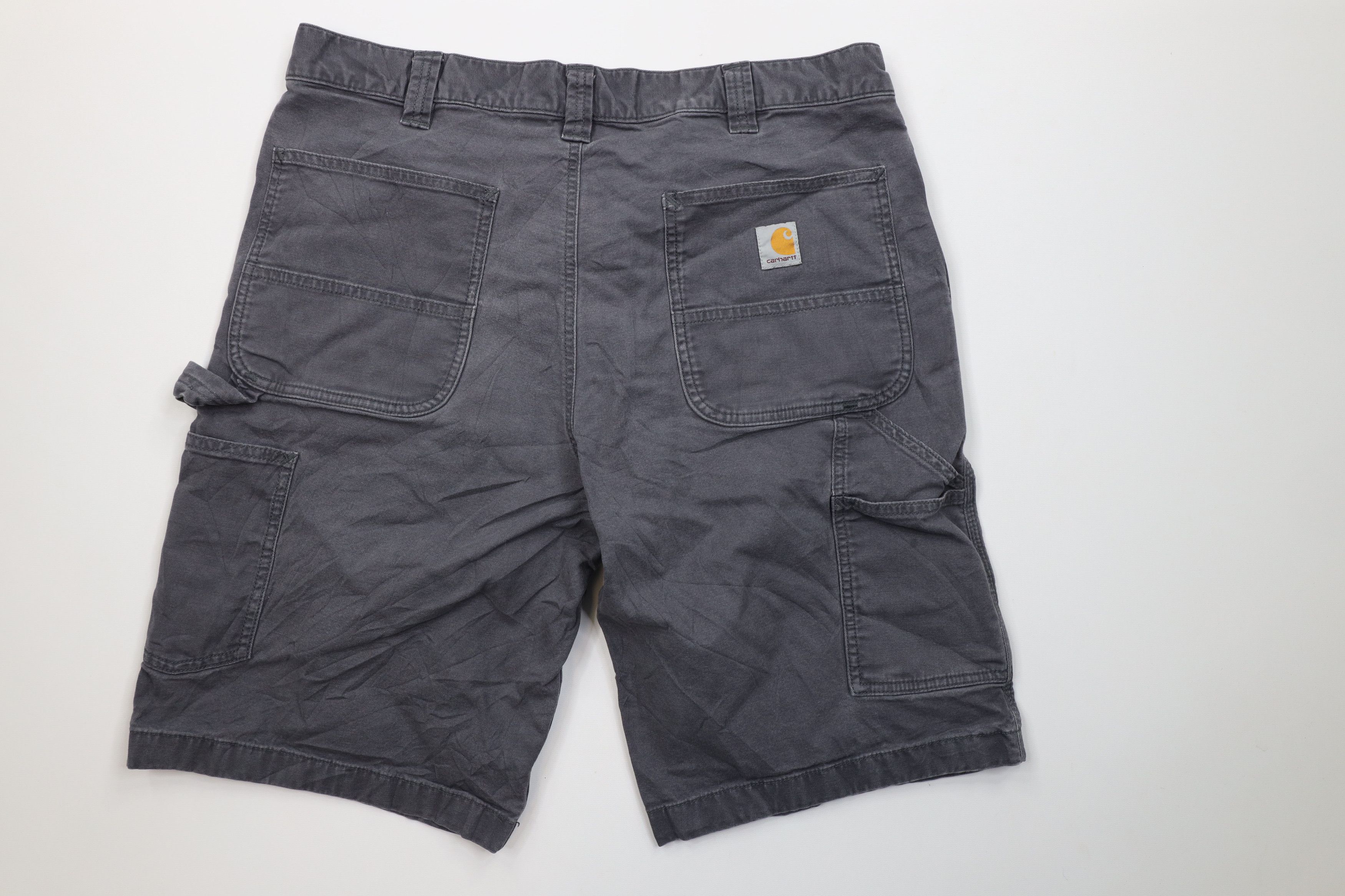 Carhartt Vintage Carhartt Spell Relaxed Fit Canvas Dungaree Shorts Size US 36 / EU 52 - 8 Thumbnail
