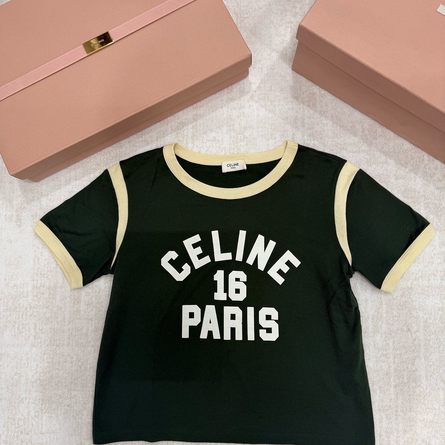 Celine Celine Paris Logo T-Shirt Size XS Size XS / US 0-2 / IT 36-38 - 1 Thumbnail