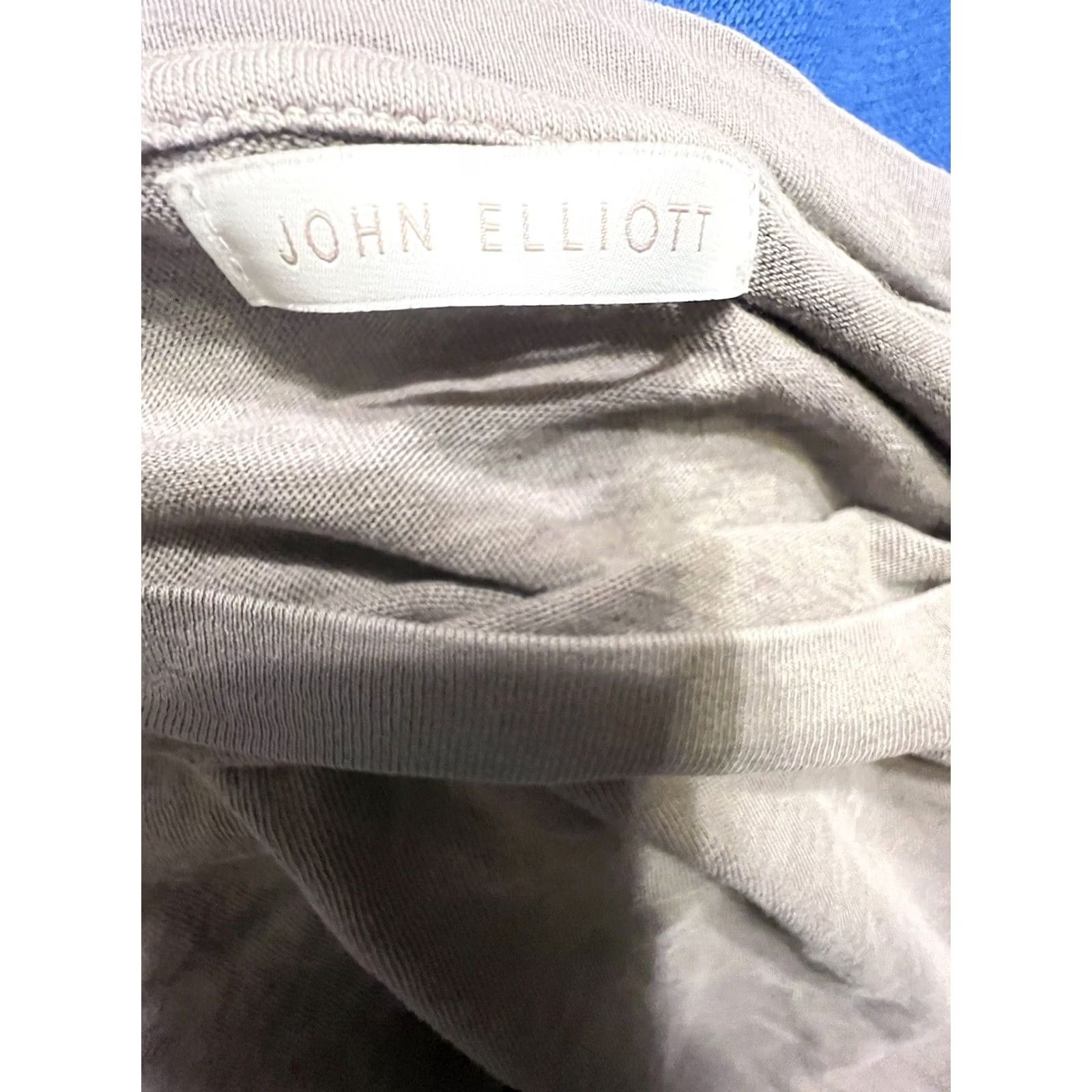 John Elliott Jersey Long Sleeve Cropped Tee Oak L JOHN ELLIOTT Womens Size L / US 10 / IT 46 - 4 Thumbnail
