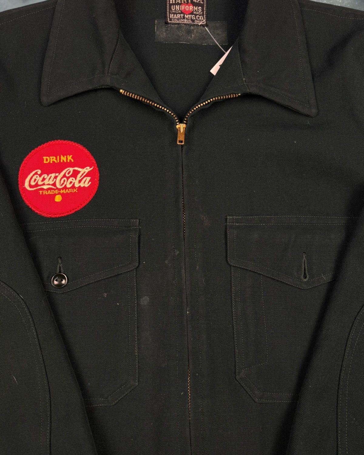 Coca Cola ‘50s Coca-Cola Talon Zip Delivery Driver Jacket Sz. L Size US XL / EU 56 / 4 - 2 Thumbnail