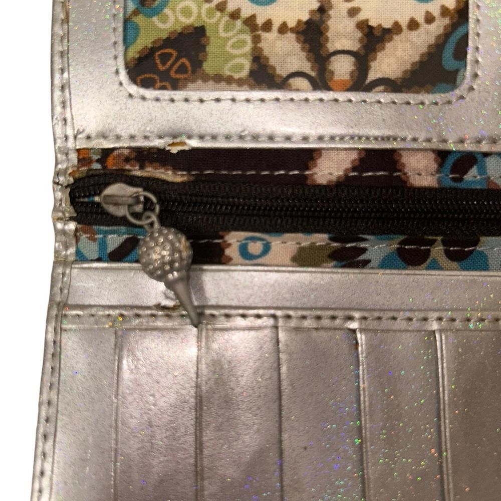 Designer NWT Vintage Embossed Silver Golf Clutch Size ONE SIZE - 7 Thumbnail