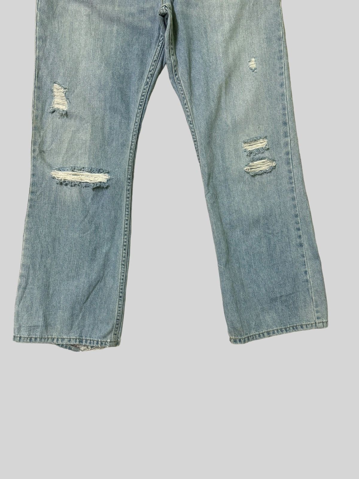 Levi's × Levi's Vintage Clothing × Vintage Vintage Levi's 527 Flared Bootcut Distressed Jeans Size US 33 - 8 Thumbnail