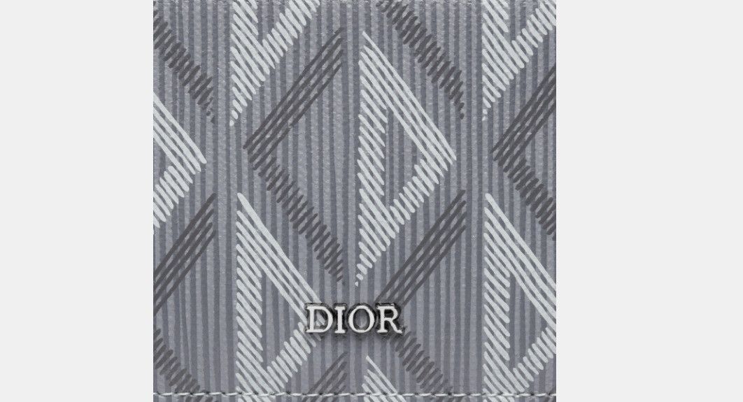 Dior o1w1db10325 2ESBC Size: OS / Zipped Card Holder in Grey Size ONE SIZE - 4 Thumbnail