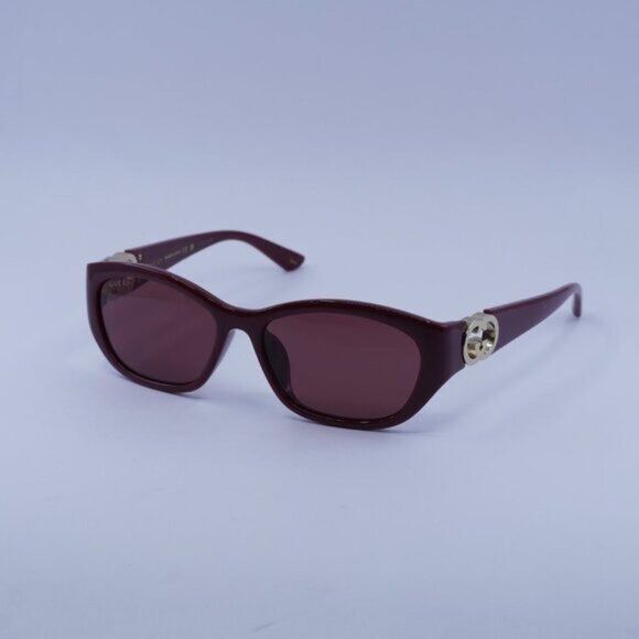 Gucci Gucci GG1826SK 003 Sunglasses Burgundy Geometric Frame Size ONE SIZE - 5 Thumbnail