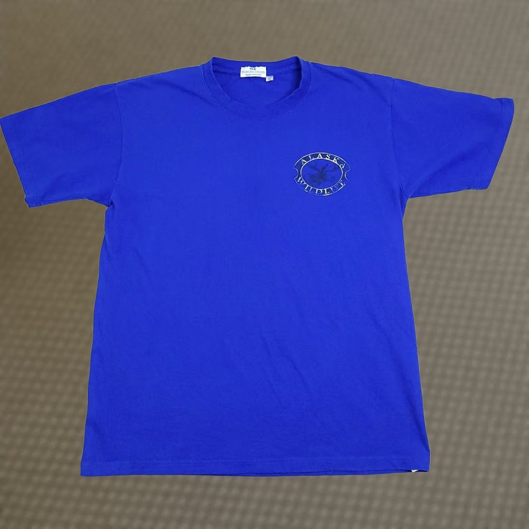Vintage VINTAGE Princess Cruises T-shirt Alaska Wildlife Adult XL Blue Short Sleeve Size US XL / EU 56 / 4 - 1 Thumbnail