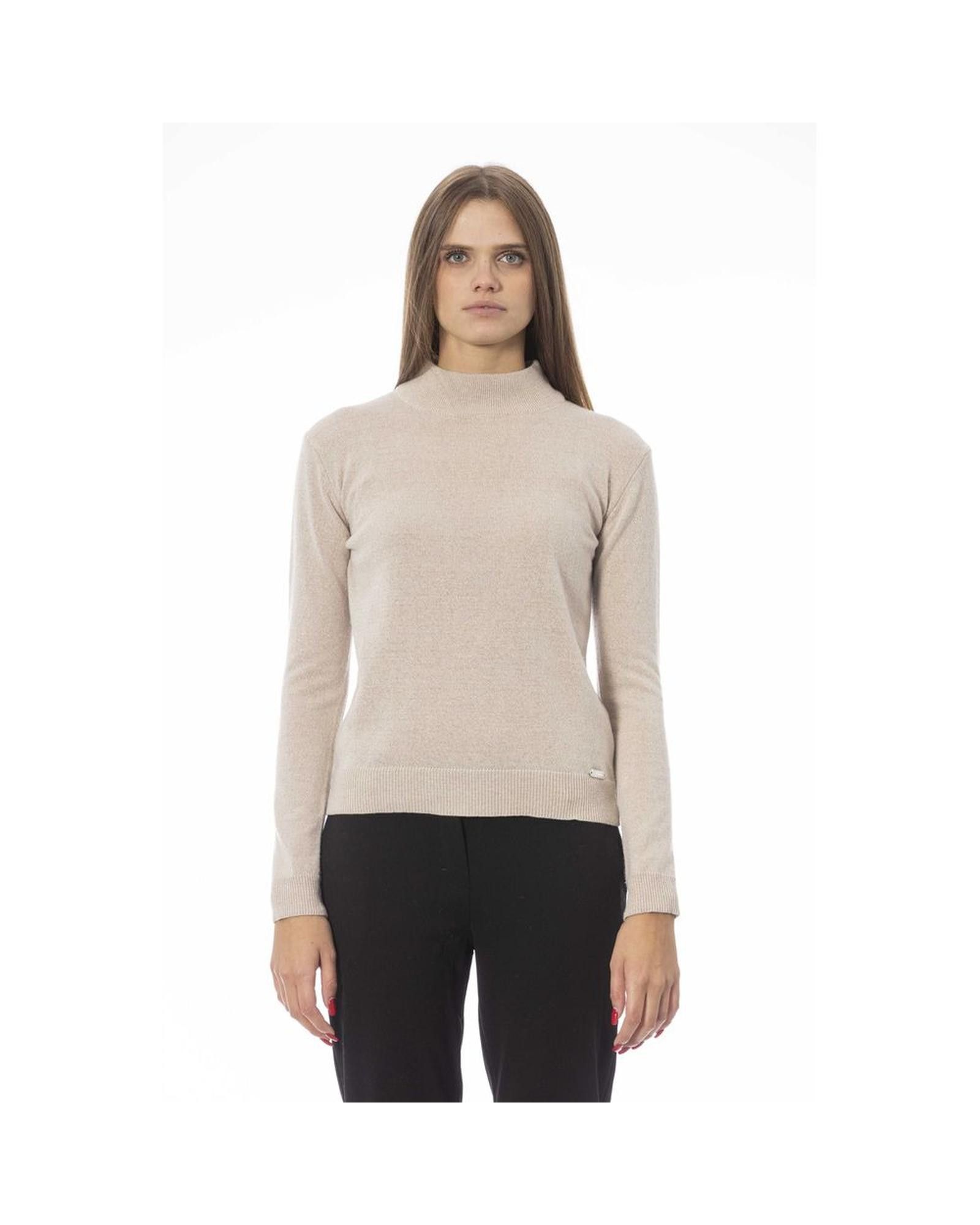 image of Baldinini Turtleneck Sweater in Beige, Women's (Size Small)