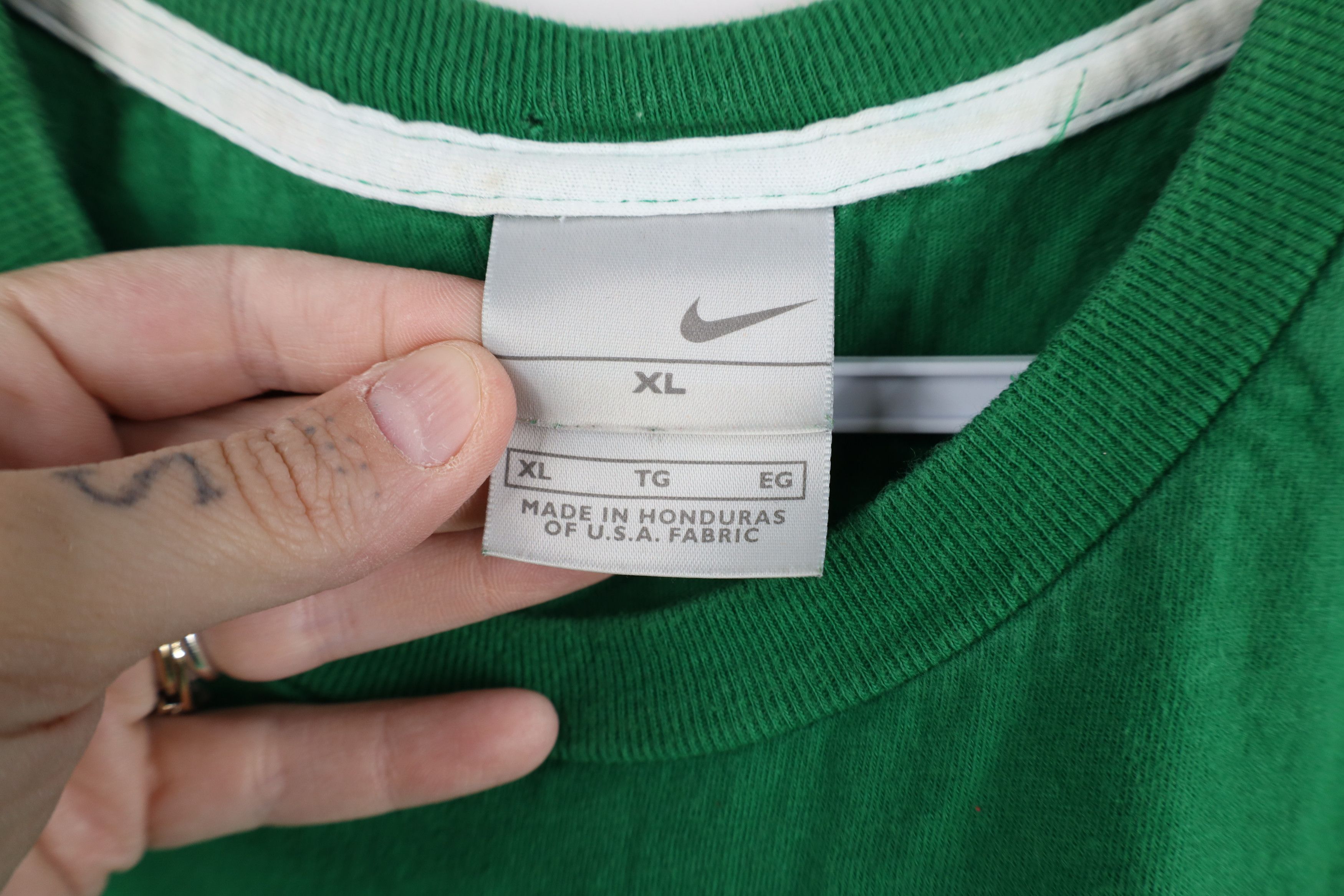 Nike Vintage 90s Y2K Nike Travis Scott Big Center Swoosh T-Shirt Size US XL / EU 56 / 4 - 9 Thumbnail