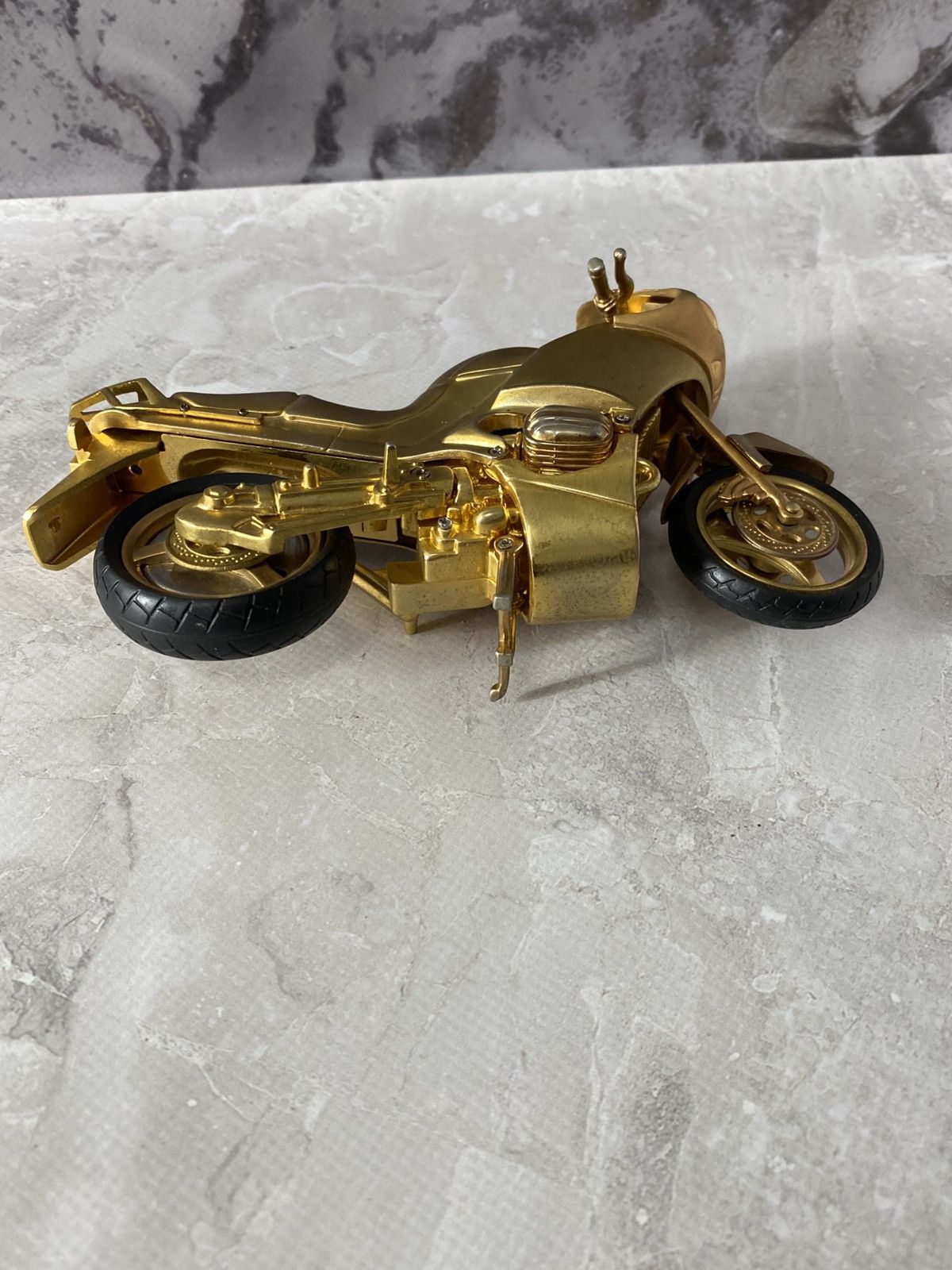 Japanese Brand Gold Motorcycle Desk Watch Vintage Collectible Quartz Clock Size ONE SIZE - 5 Thumbnail