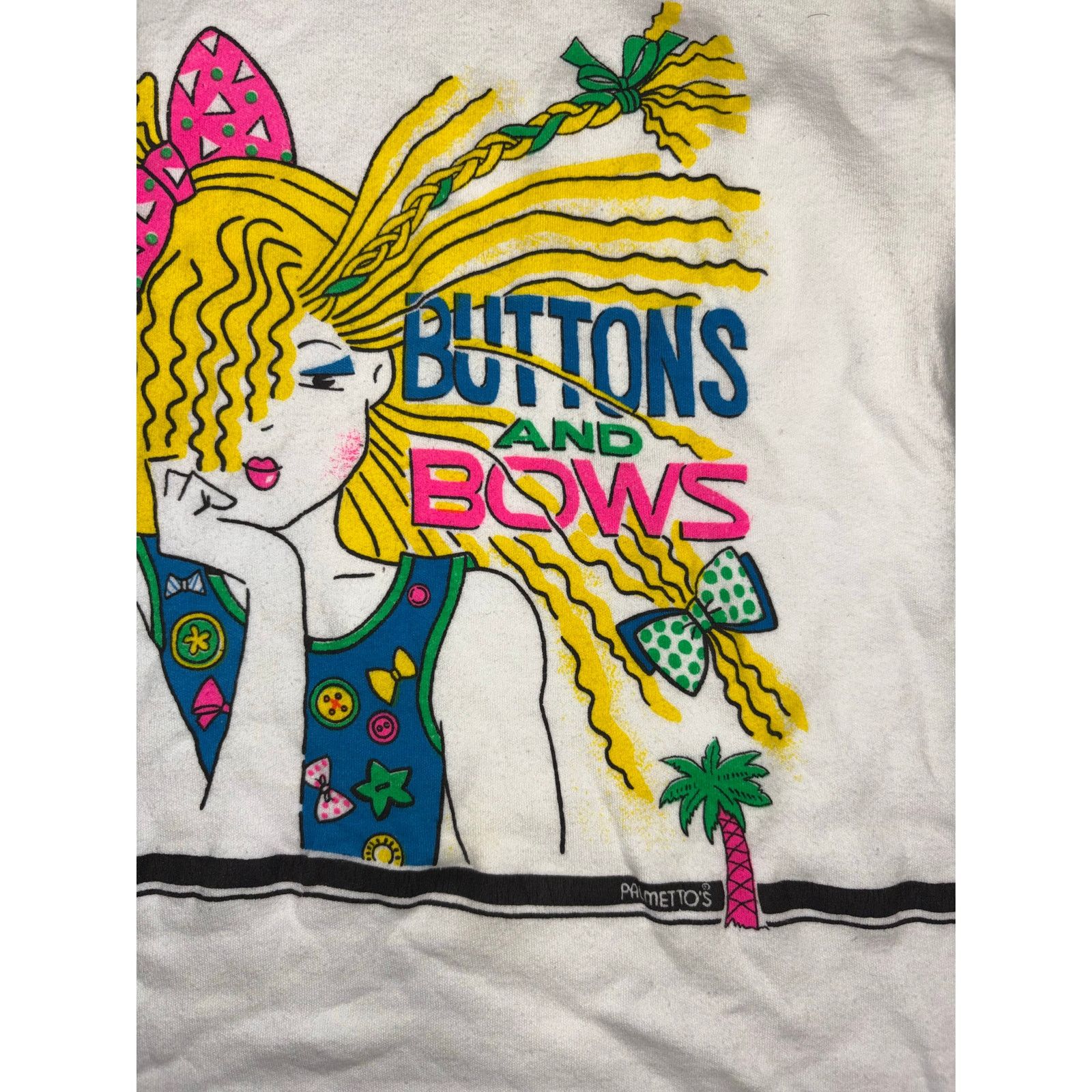 Vintage Vintage 80s palmettos buttons and bows medium 10-12 Size M / US 6-8 / IT 42-44 - 2 Thumbnail