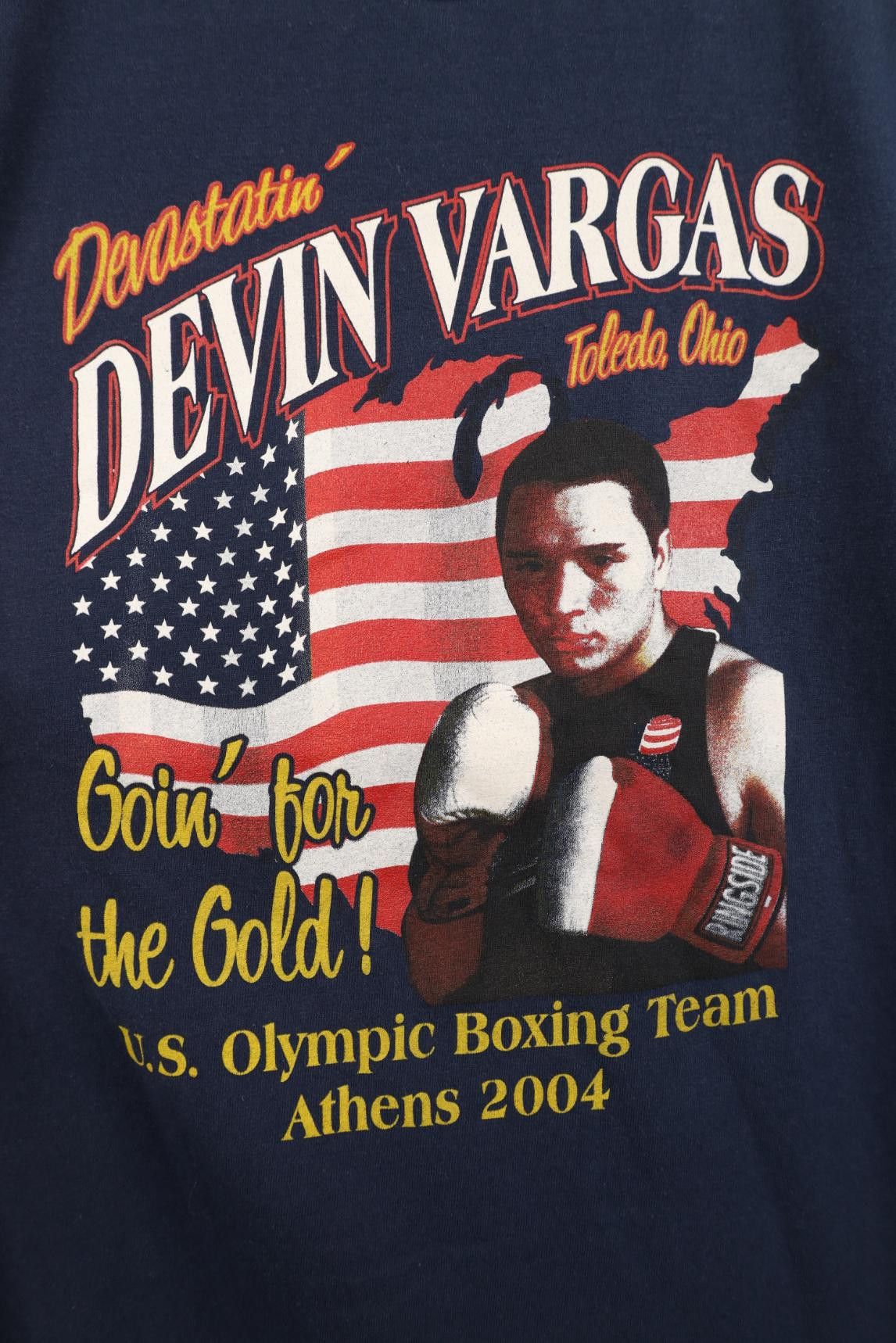 Vintage Vintage Y2K 2004 Athens Olympics Devin Toledo Ohio T-Shirt Size US XL / EU 56 / 4 - 4 Thumbnail