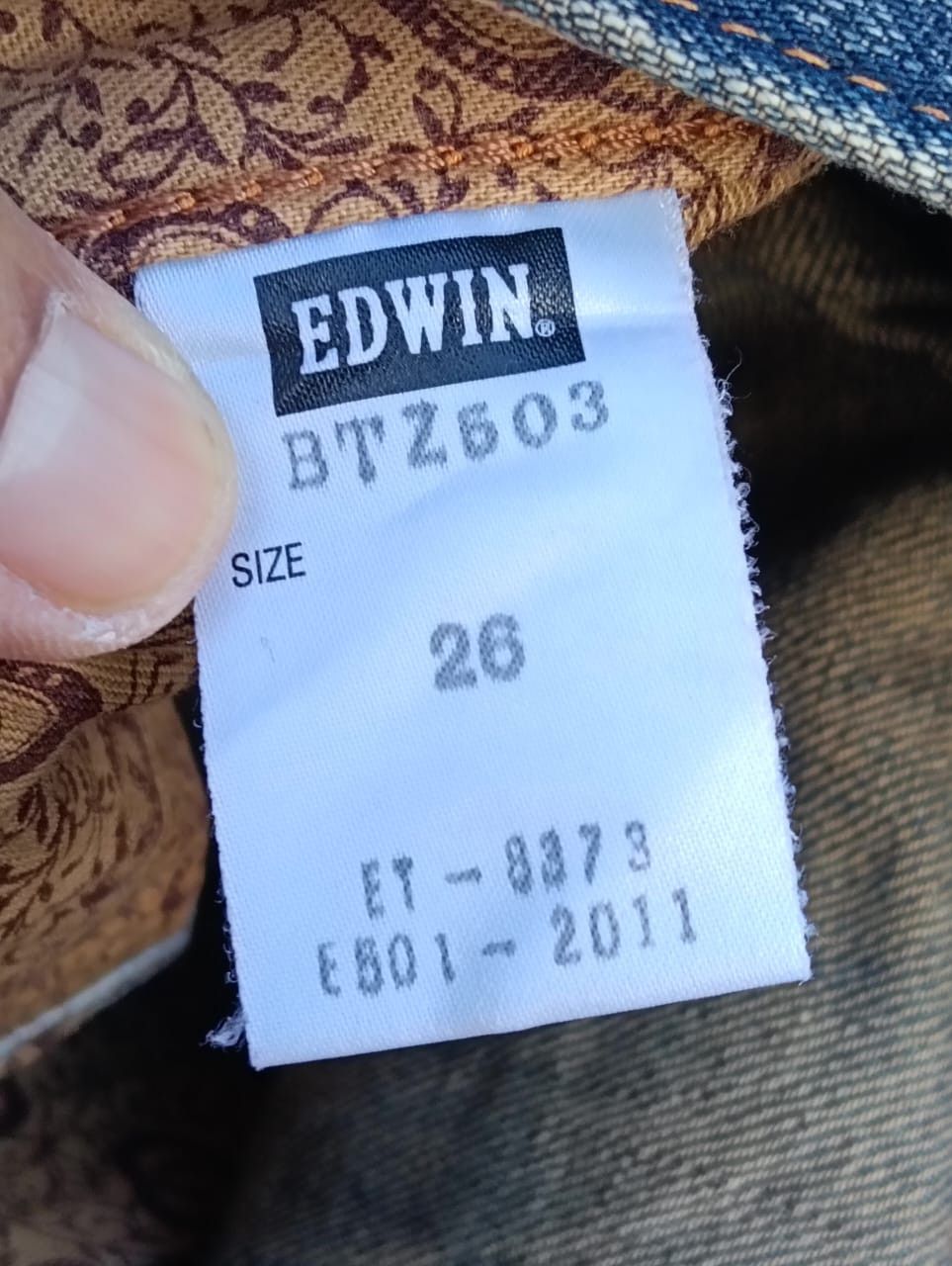 Edwin Edwin 503 Blue Trip Muddy Wash Natural Fades Japanese denim. Size US 28 / EU 44 - 5 Thumbnail