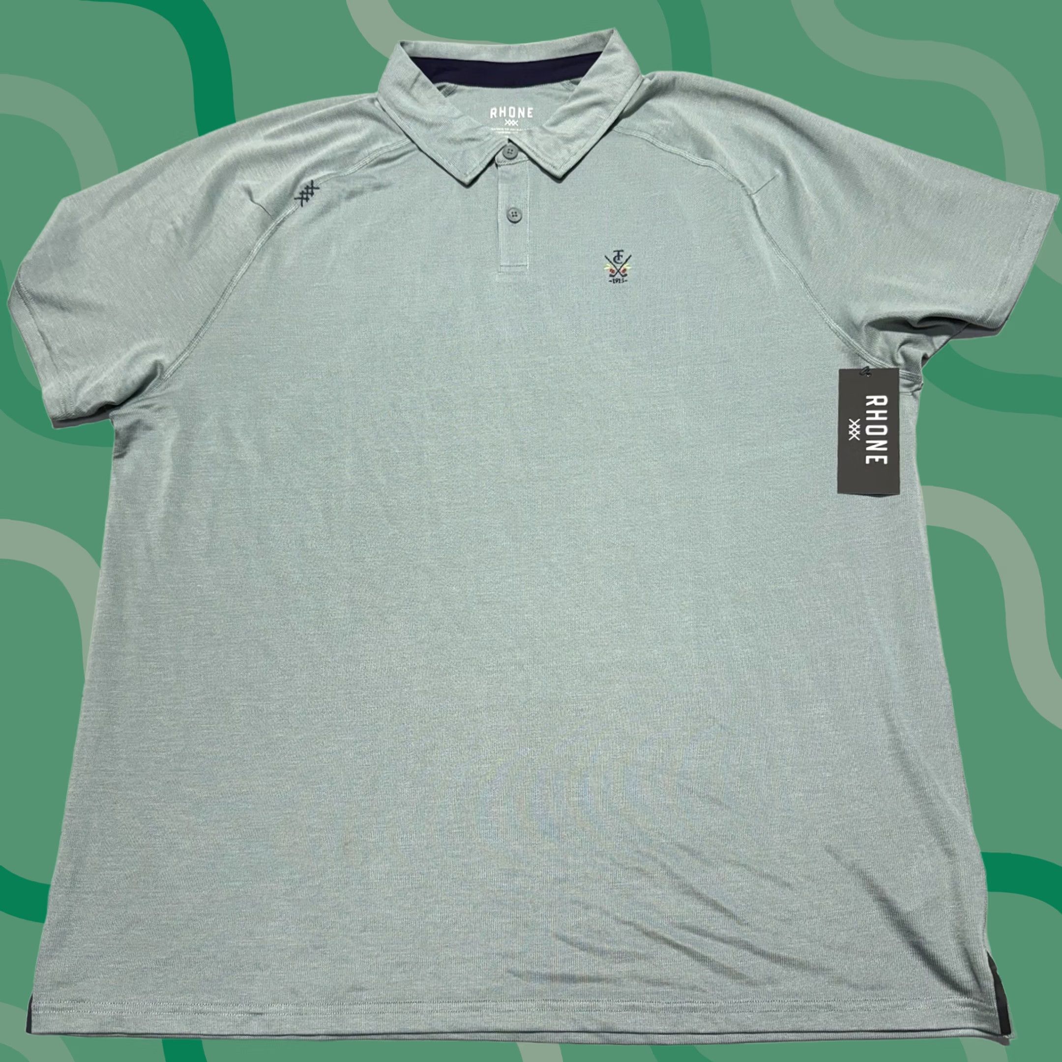 Rhone Rhone Polo Shirt Mens 2XL Blue City Golf Lightweight NWT Regular Short Sleeve Cotton Blend Polo Shirt Size US XXL / EU 58 / 5 - 1 Thumbnail