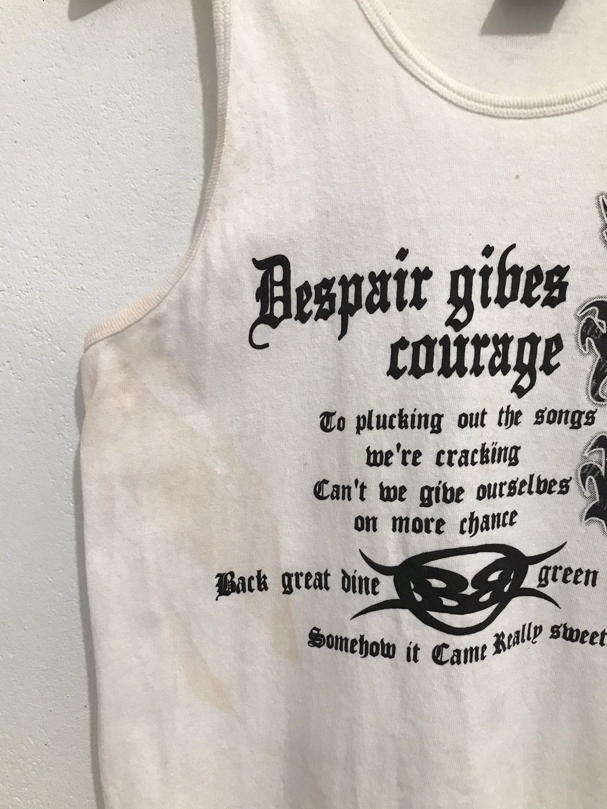 If Six Was Nine Japanese Poem tanktop gothic punk ifsix lgb kmrii goa style Size US M / EU 48-50 / 2 - 4 Thumbnail