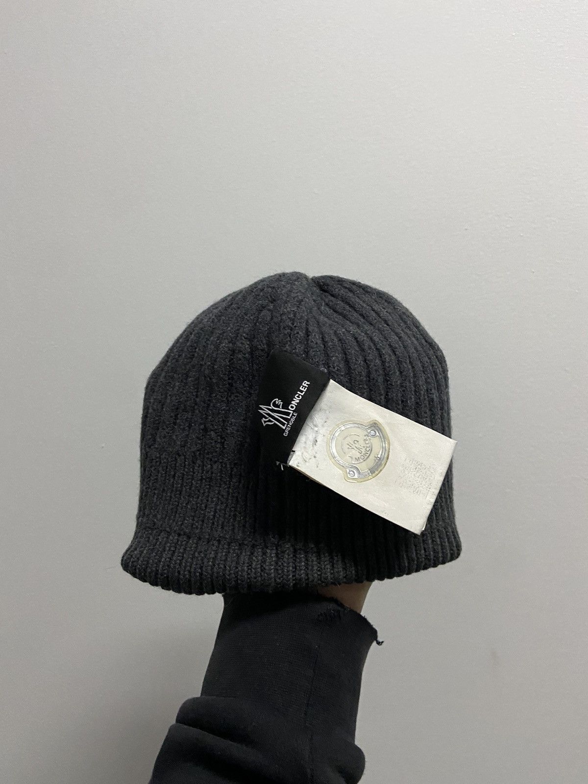 Moncler × Moncler Grenoble × Vintage Moncler Grenoble knitted beanie hat logo vintage Size ONE SIZE - 5 Thumbnail