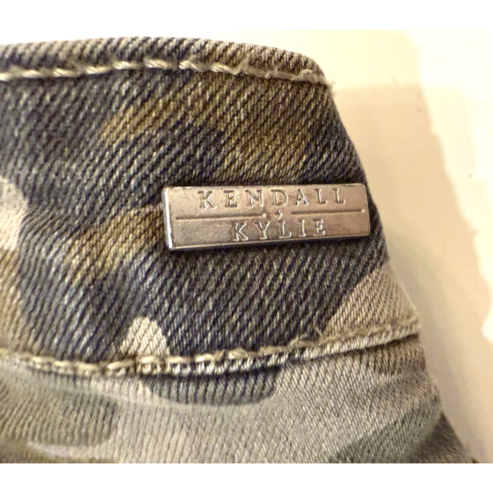 Kendall And Kylie Kendall + Kylie Jeans Womens 26 Camouflage Skinny Stretch Size 26" / US 2 / IT 38 - 7 Thumbnail