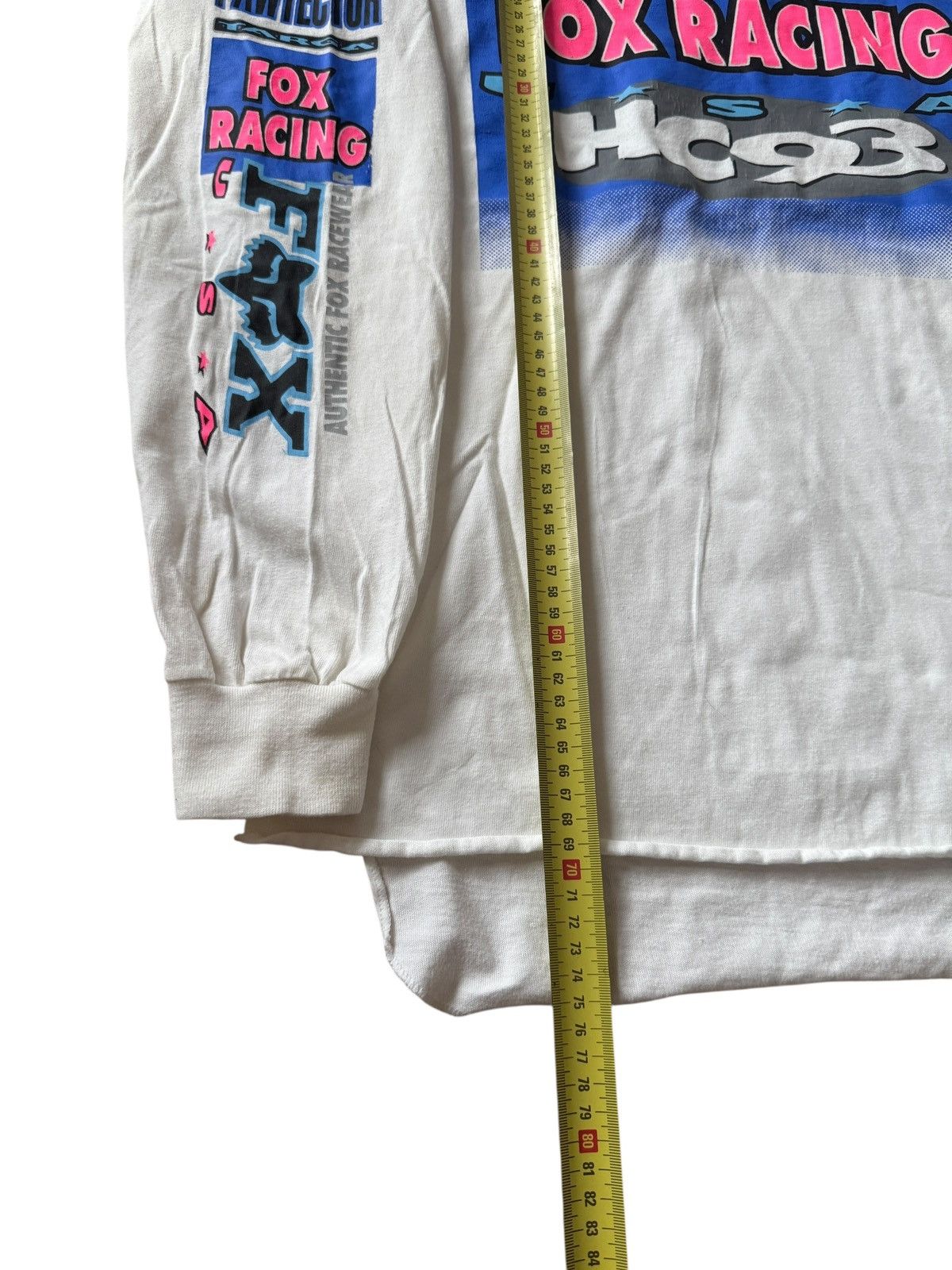 Fox Racing *RARE* 1993 90s VINTAGE HARDCORE FOX RACING SPORT JERSEY Size US L / EU 52-54 / 3 - 13 Thumbnail