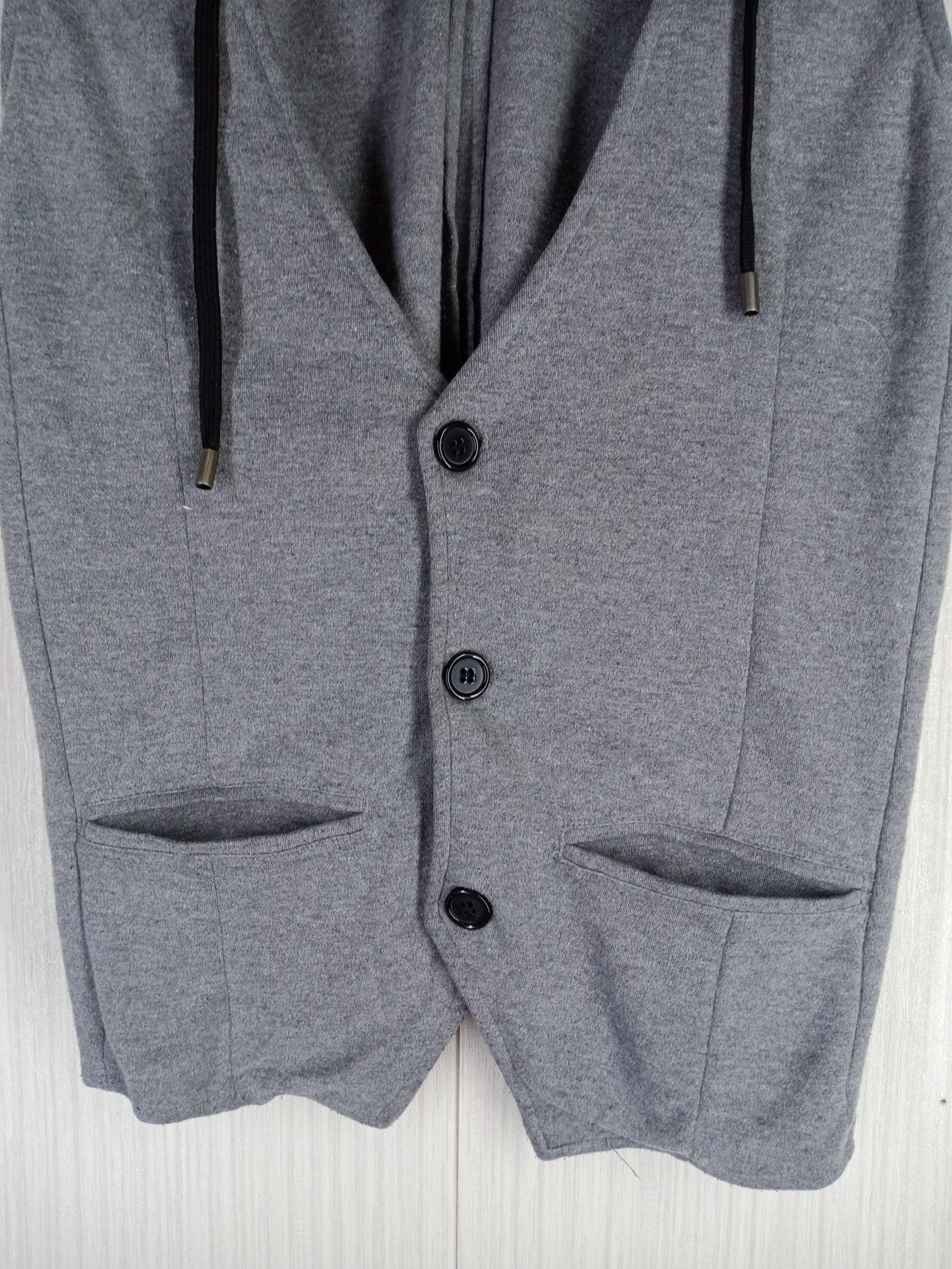 Katharine Hamnett London Rare Katharine Hamnett Cut & Sewn Sleeveless Hoodie Size M / US 6-8 / IT 42-44 - 5 Thumbnail