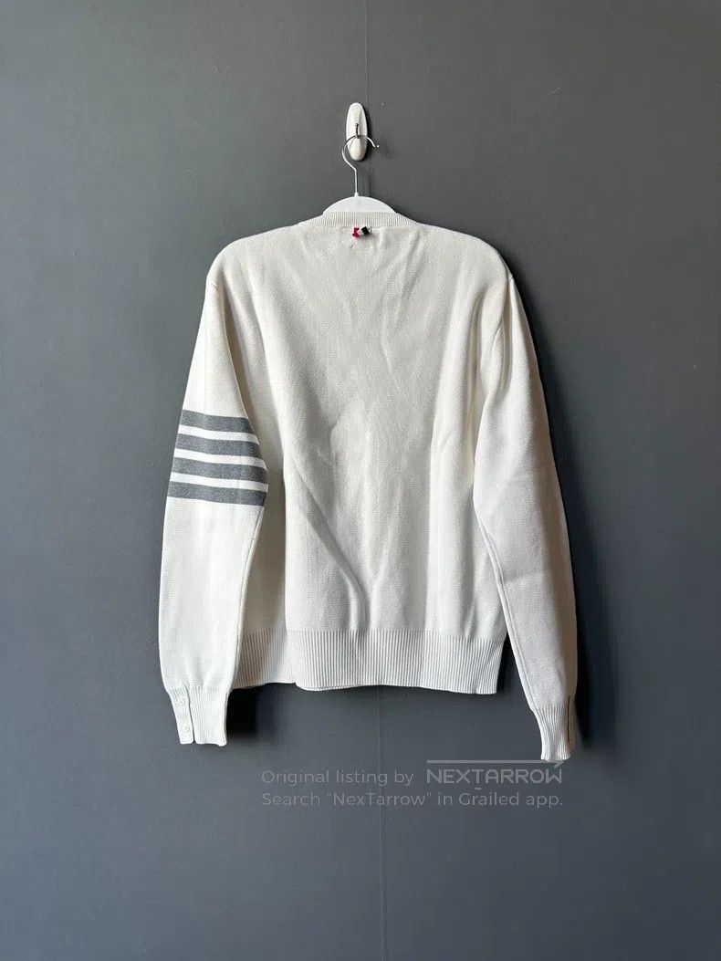 Thom Browne Thom Browne White sweater Size US M / EU 48-50 / 2 - 2 Thumbnail
