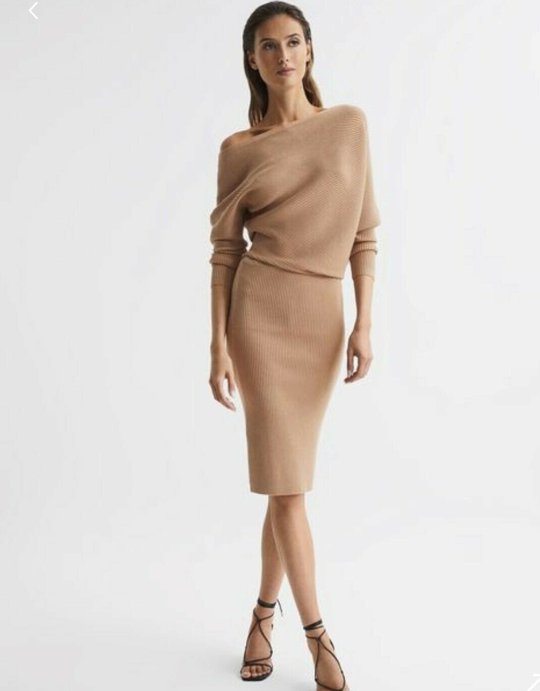 reiss jodie knitted dress REISS Jodie Knitted Hoodie Dress