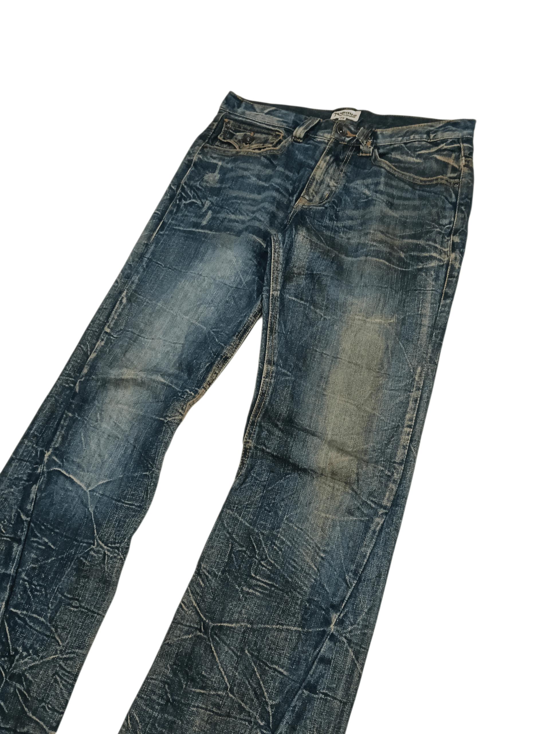Seditionaries 💥 Nylous Clothing Mudwash Flared Denim 💥 Size US 33 - 1 Thumbnail