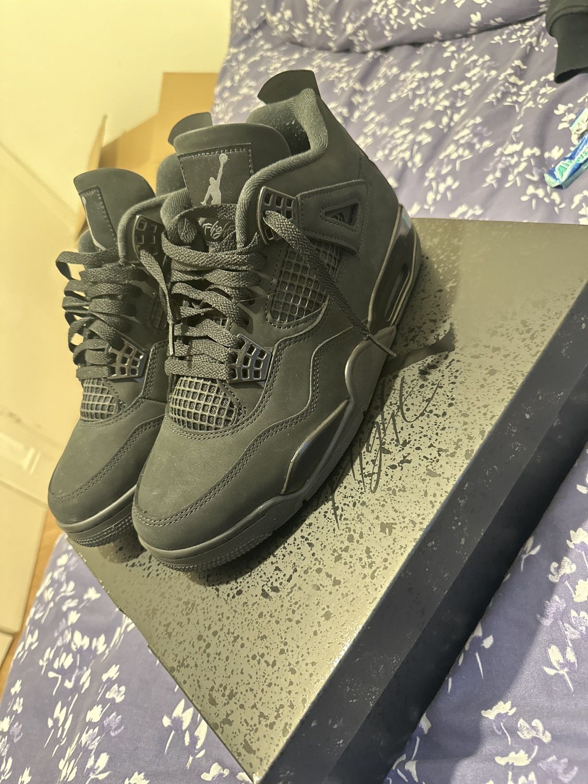 Jordan Brand Jordan 4 black cats 2025 Size US 9.5 / EU 42-43 - 13 Thumbnail