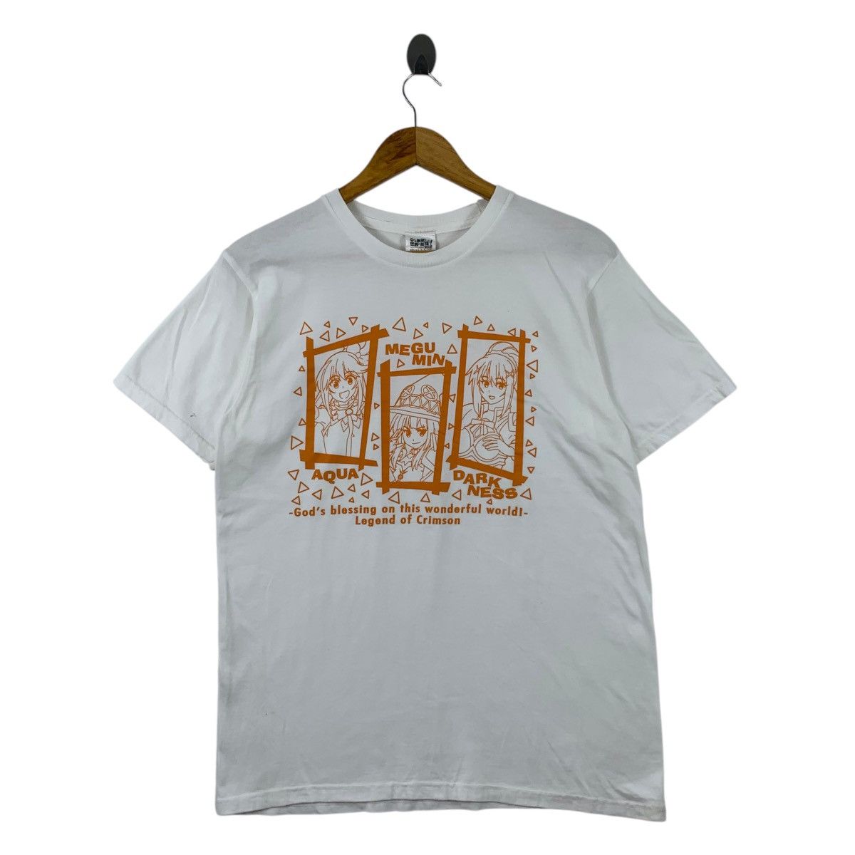 Vintage KONOSUBA – LEGEND Of CRIMSON Anime Series Short Sleeve Shirt Size US L / EU 52-54 / 3 - 1 Thumbnail