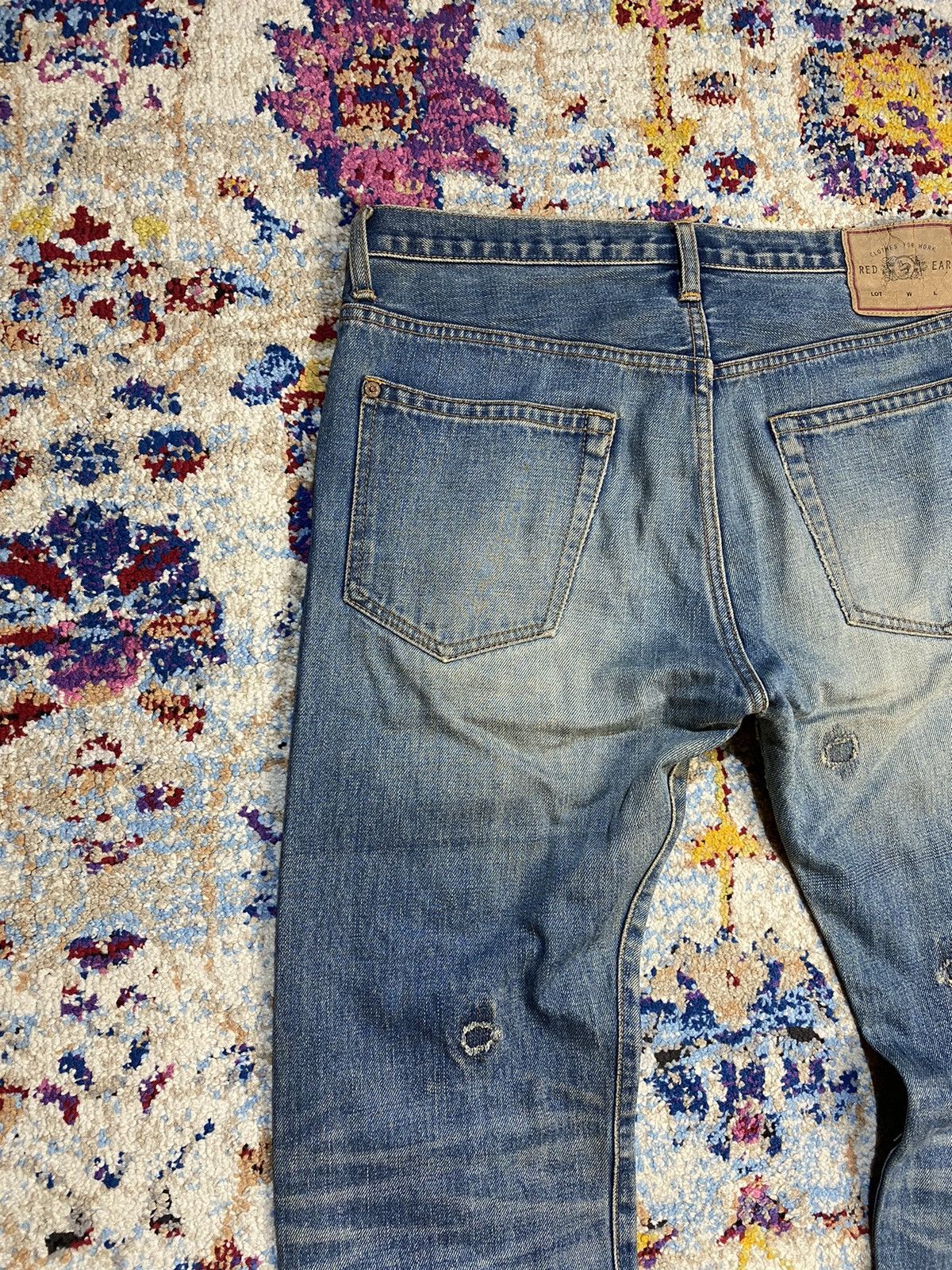 Paul Smith Selvedge Paul Smith Red Ear Japan Rework Patch Denim Jeans Size US 34 / EU 50 - 4 Thumbnail
