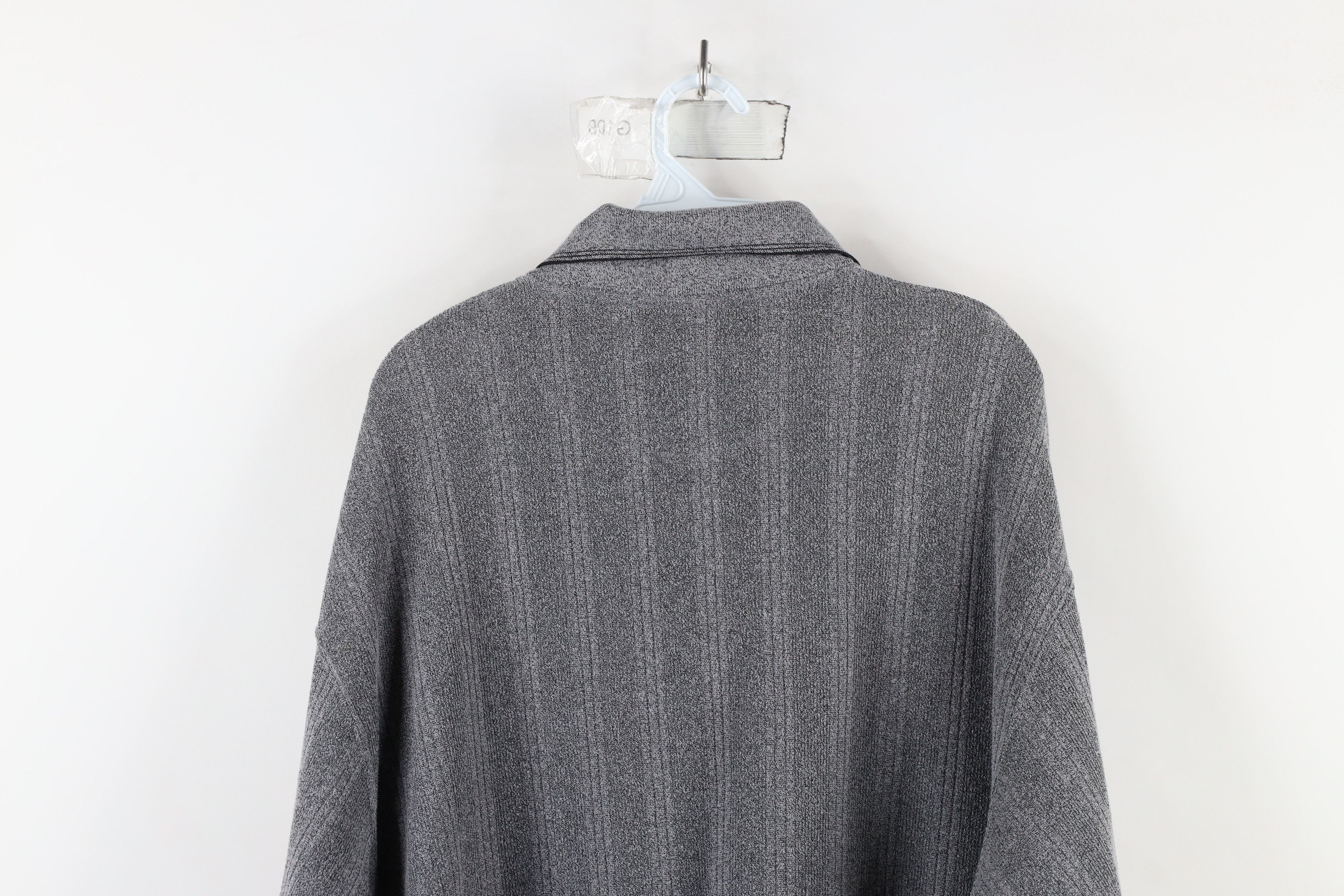 Vintage Vintage 90s Streetwear Knit Fleece Collared Polo Sweater Size US XL / EU 56 / 4 - 9 Thumbnail