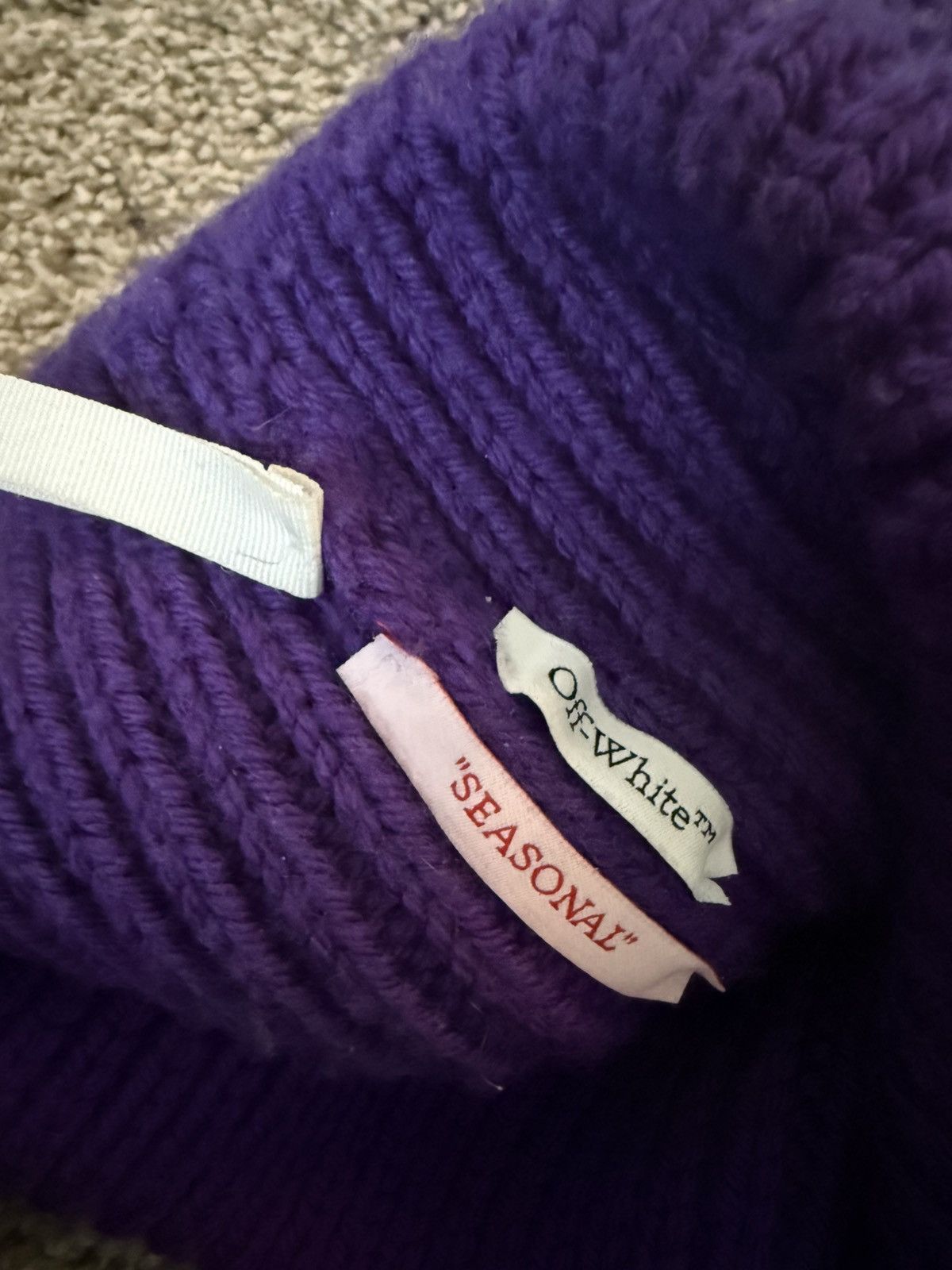 Off-White Off white knitted hat Size ONE SIZE - 3 Thumbnail