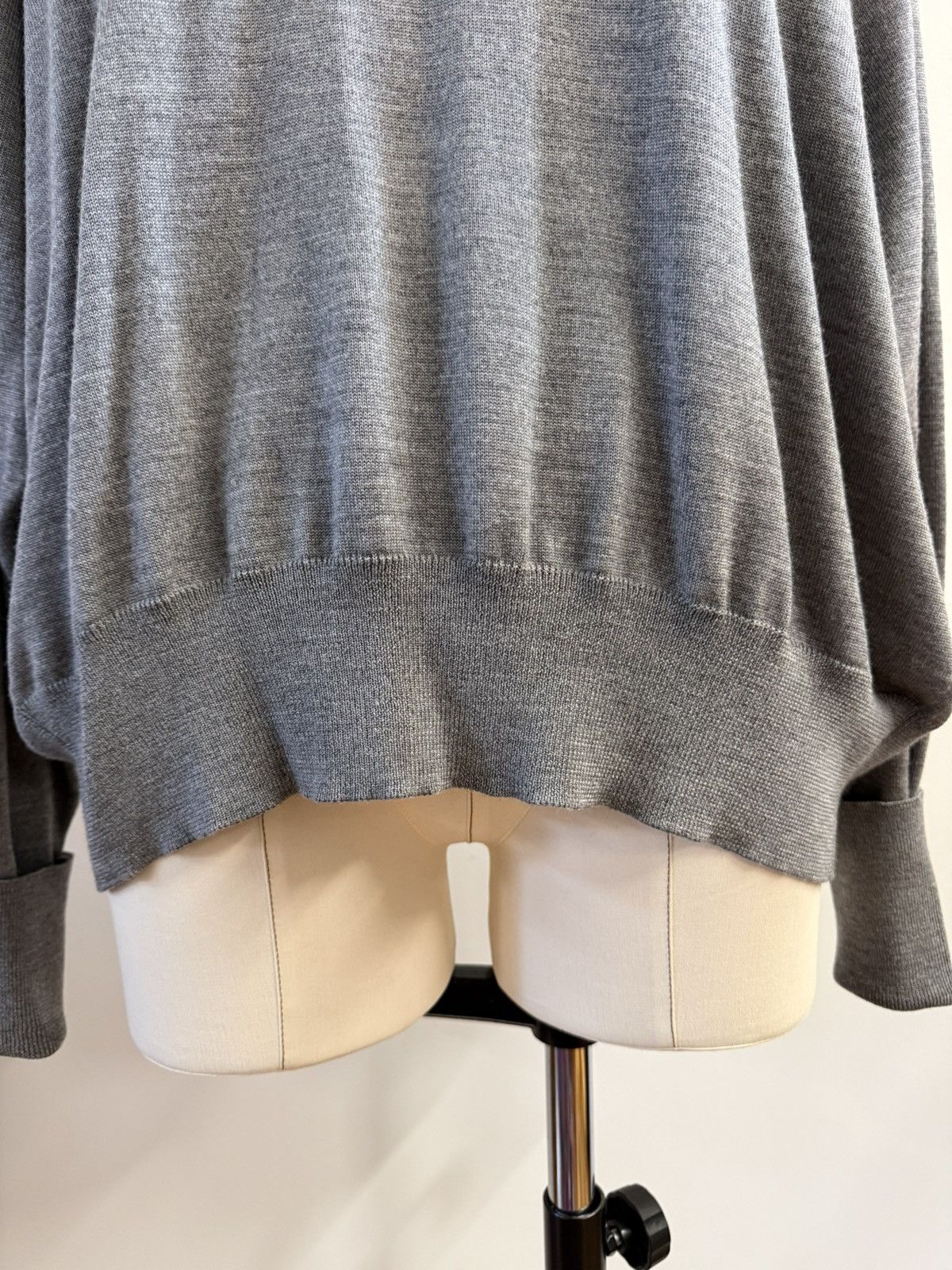 Yves Saint Laurent Vintage YSL Virgin Wool Crewneck Sweater-Oversized Dolman Size M / US 6-8 / IT 42-44 - 8 Thumbnail