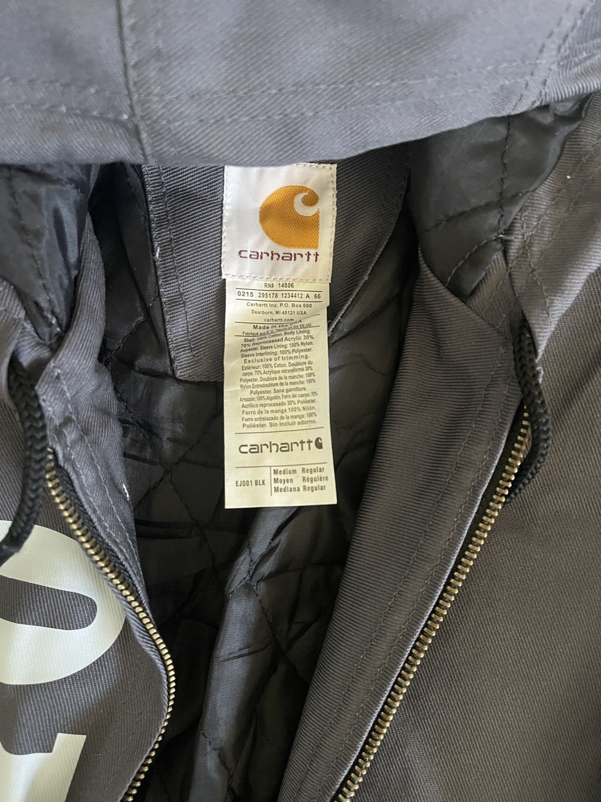 Marlboro CUSTOM Carhartt x Marlboro Rework Duck Canvas Active Jacket Size US M / EU 48-50 / 2 - 3 Thumbnail