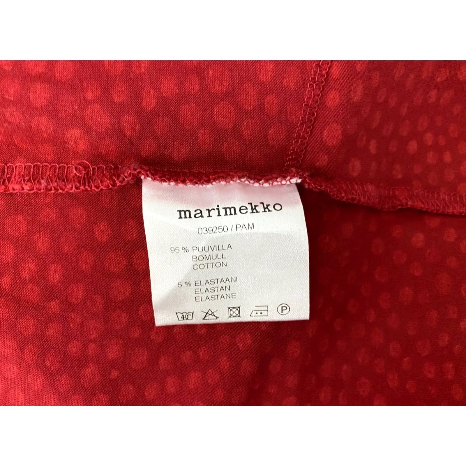 Marimekko Marimekko Shirt Womens XL Red Tunic Long Sleeve XS? Size XL / US 12-14 / IT 48-50 - 6 Thumbnail