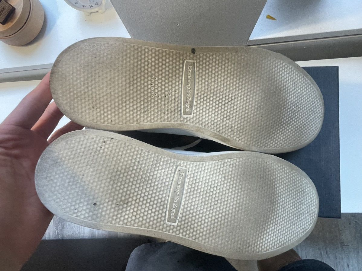 Ermenegildo Zegna Ferrara Zegna White low-top Size US 10.5 / EU 43-44 - 6 Thumbnail