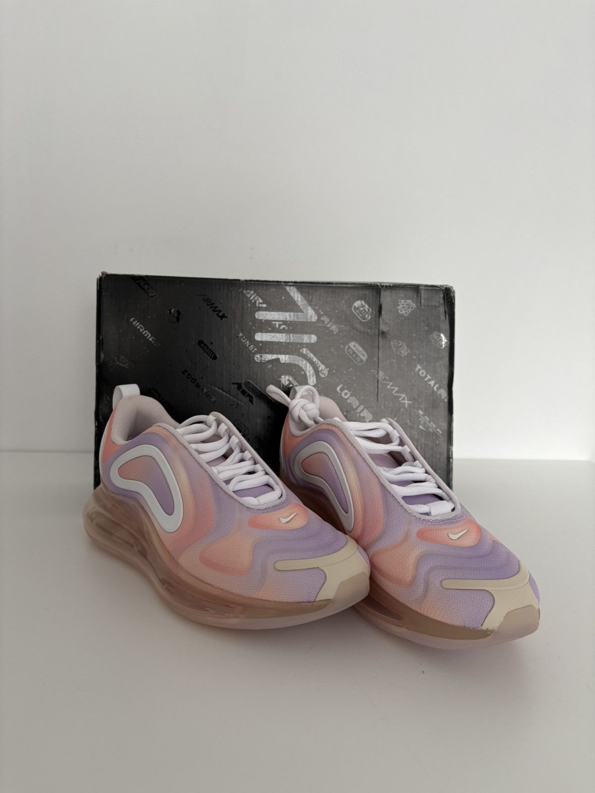 Nike Nike Air Max 720 Print Light Violet Guava Ice Size US 7.5 / IT 37.5 - 1 Thumbnail