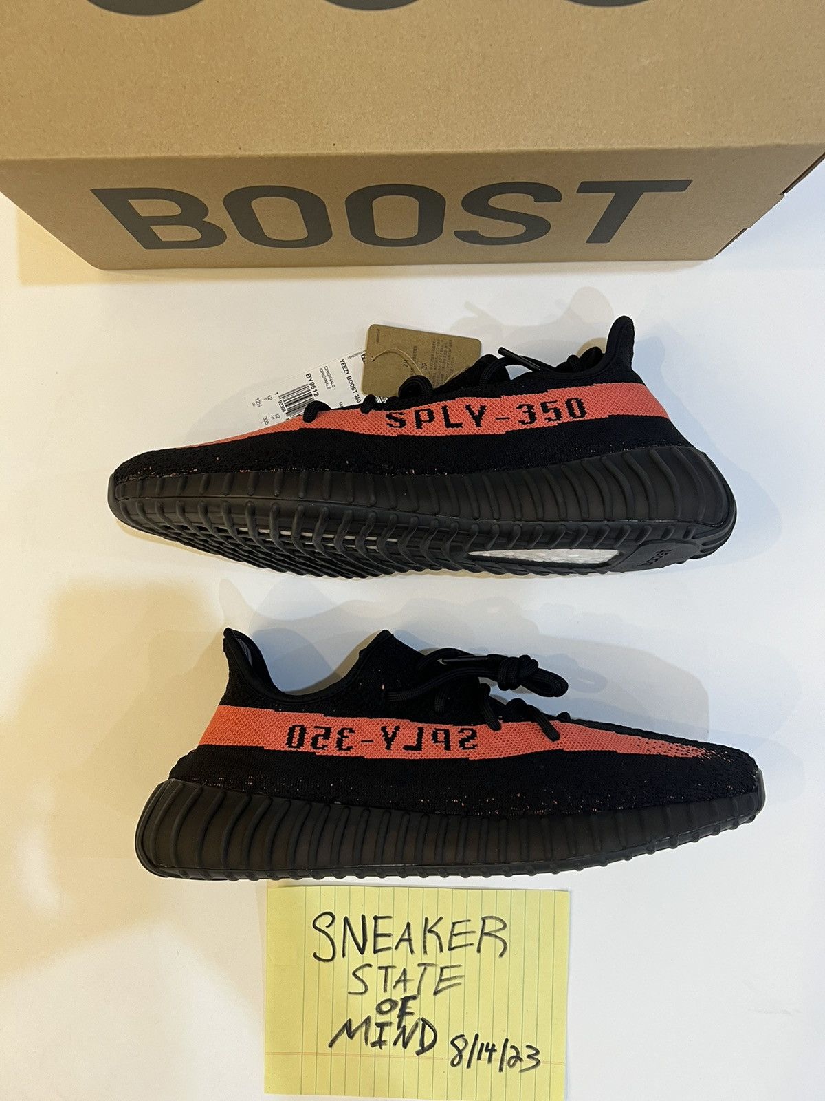 Adidas × Kanye West BRAND NEW ADIDAS YEEZY BOOST 350 V2 CORE BLACK RED SIZE 12.5 Size US 12.5 / EU 45-46 - 2 Thumbnail