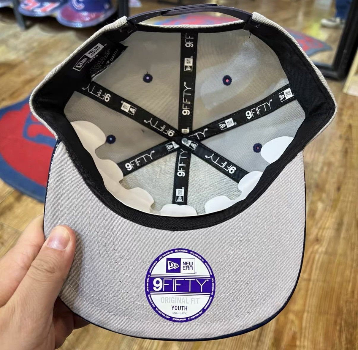 New Era New Era NCAA Georgetown Bulldogs Flat Brim Baseball Cap J32 Size ONE SIZE - 4 Thumbnail
