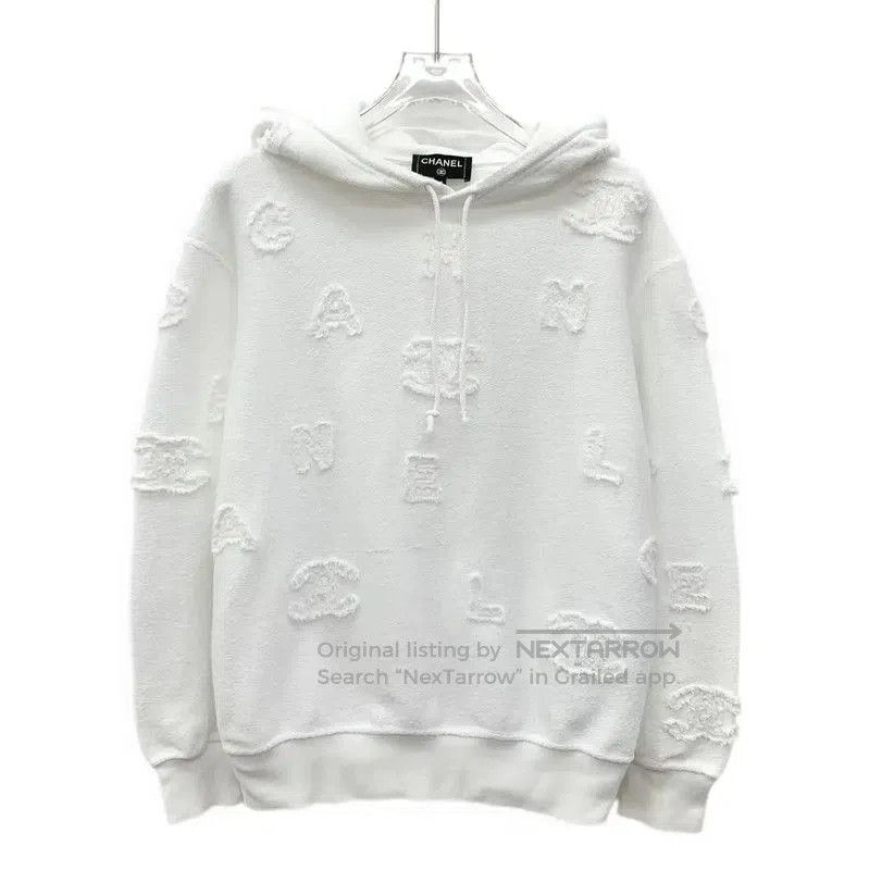 Chanel Chanel White Cotton Women's Hoodie . Size XS / US 0-2 / IT 36-38 - 1 Thumbnail