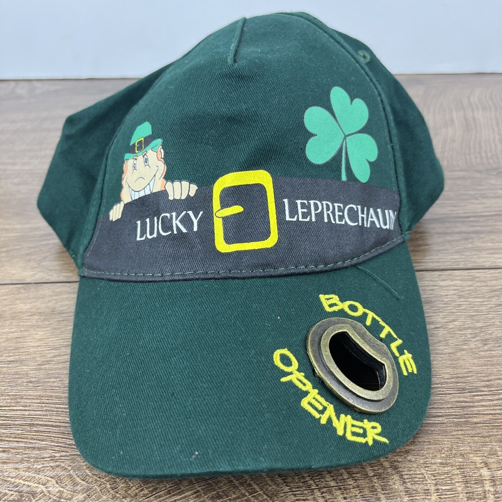 Other Lucky Leprechaun Hat Bottle Opener Green Hat Adjustable Adul Size ONE SIZE - 5 Thumbnail